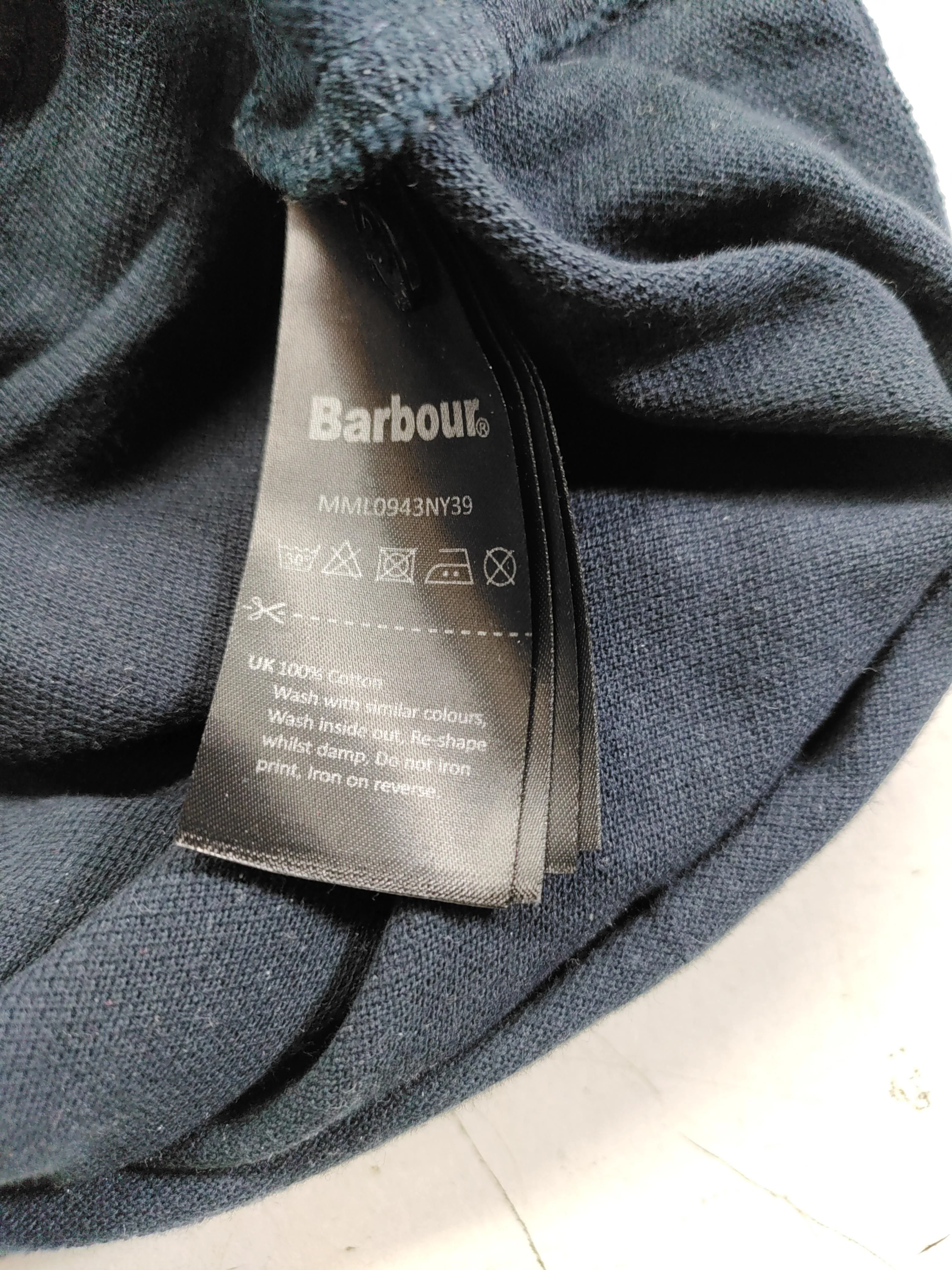 Barbour Men's Polo S Blue 100% Cotton Basic - Image 6