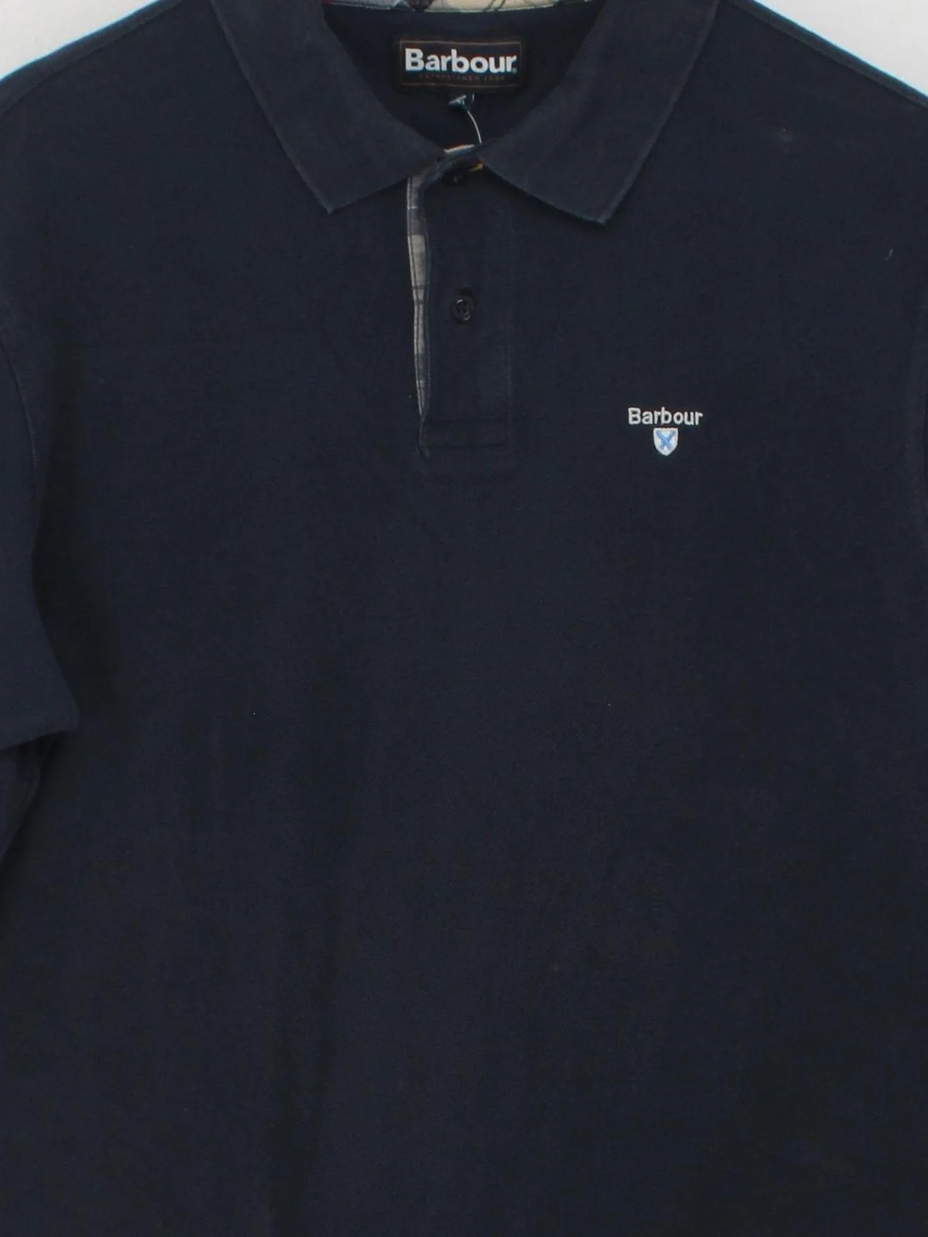 Barbour Men's Polo XL Blue 100% Cotton Basic - Image 3