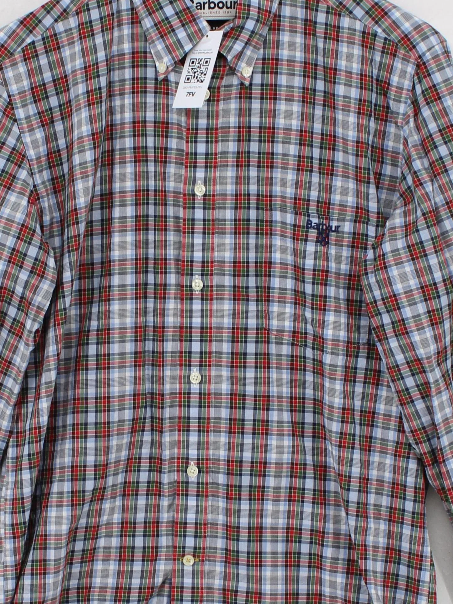Barbour Men's Shirt S Multi Checkered 100% Other Basic - Image 3