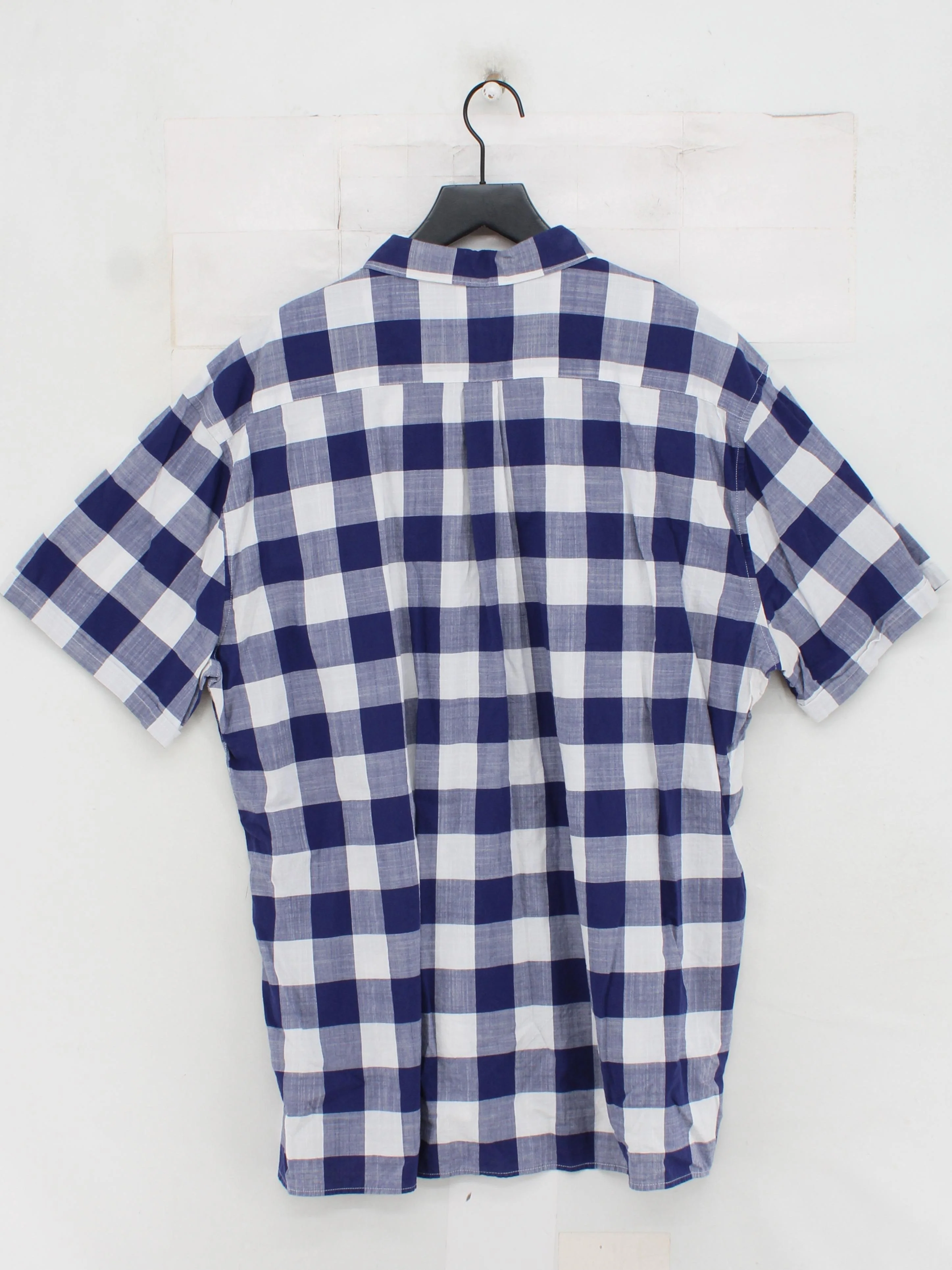 Barbour Men's Shirt XXXL Blue Checkered 100% Cotton Basic - Image 2