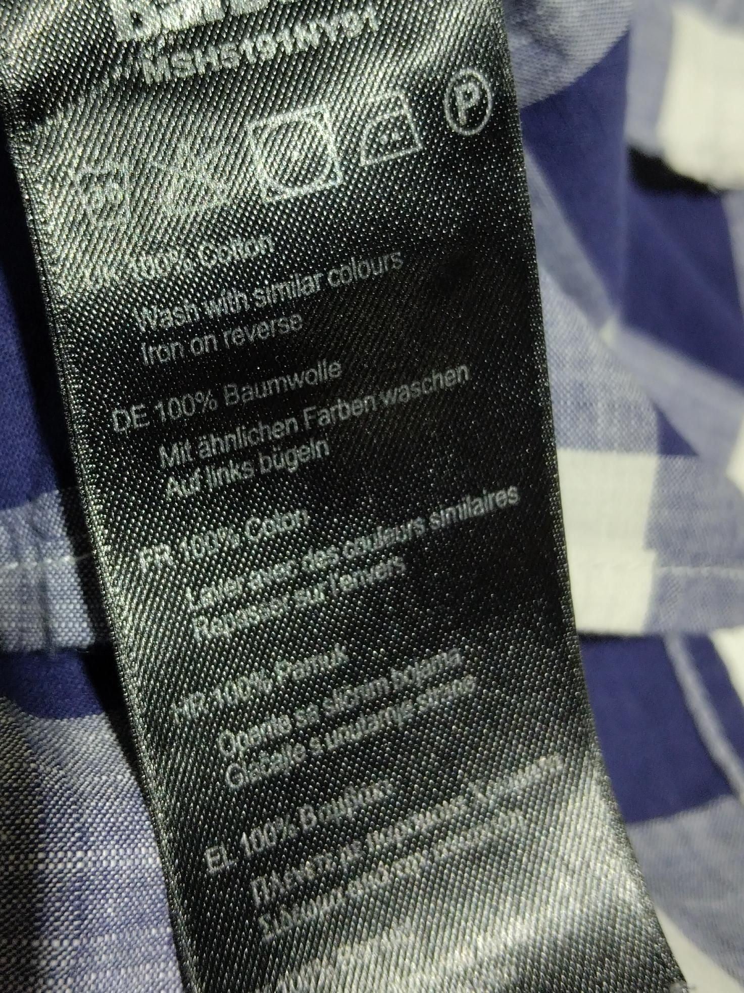 Barbour Men's Shirt XXXL Blue Checkered 100% Cotton Basic - Image 6