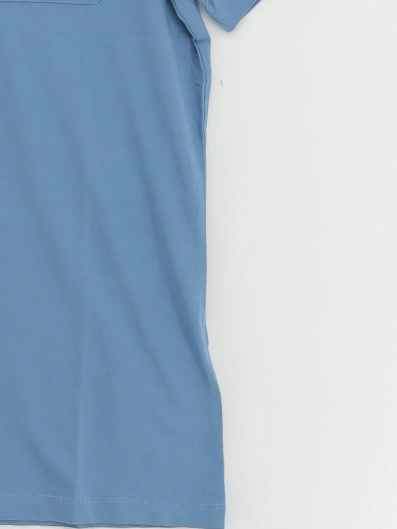Barbour Men's T-Shirt M Blue Cotton with Elastane Basic New with tags - Image 4