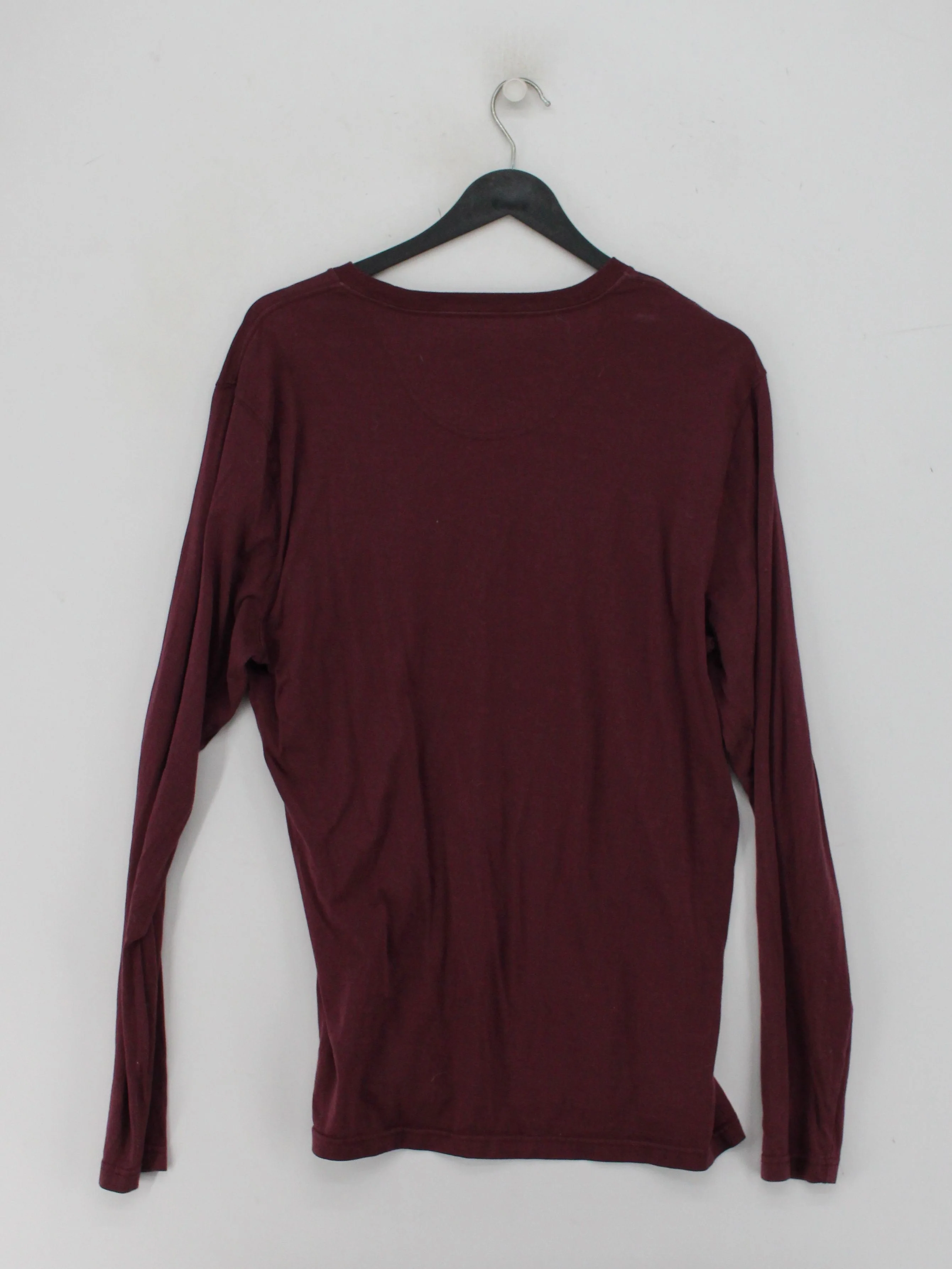 Barbour Men's T-Shirt M Red 100% Cotton Basic - Image 2