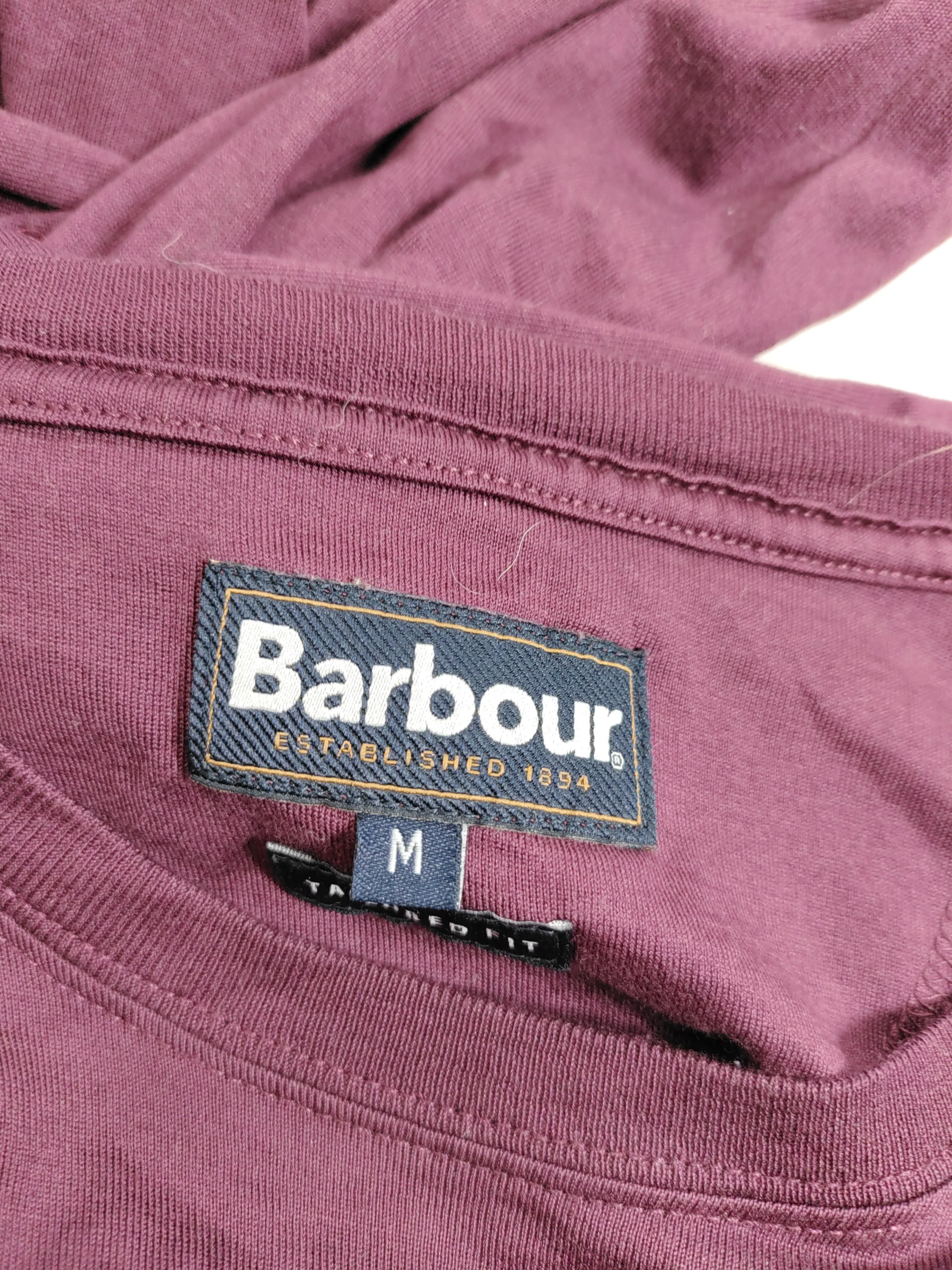 Barbour Men's T-Shirt M Red 100% Cotton Basic - Image 6