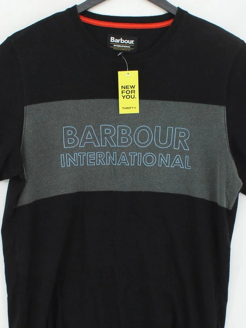 Barbour Men's T-Shirt S Black Graphic 100% Cotton Basic - Image 3