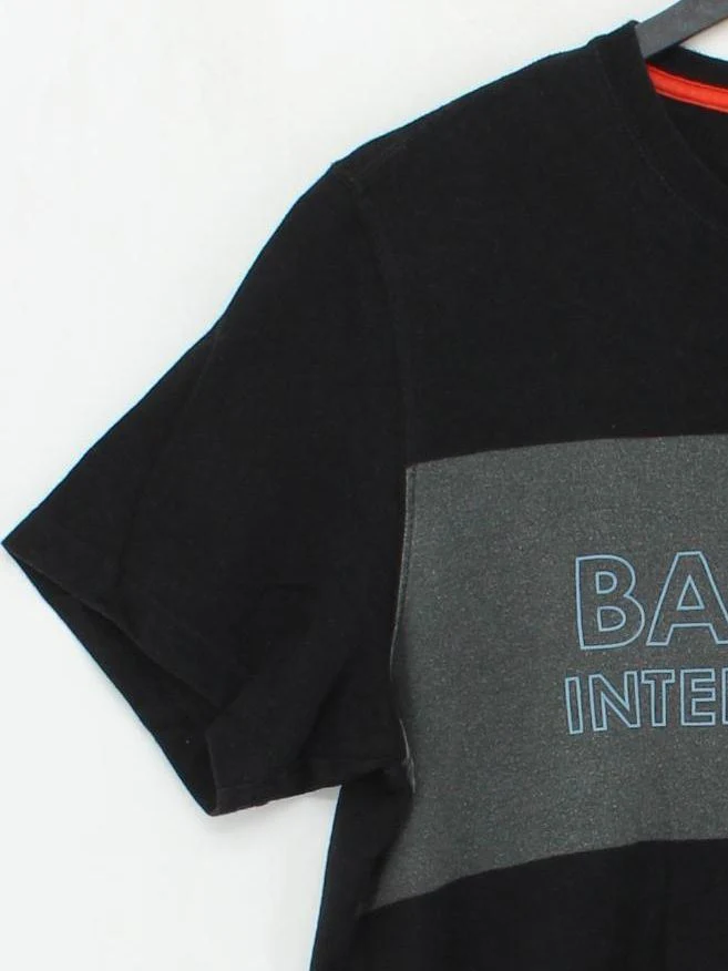 Barbour Men's T-Shirt S Black Graphic 100% Cotton Basic - Image 4