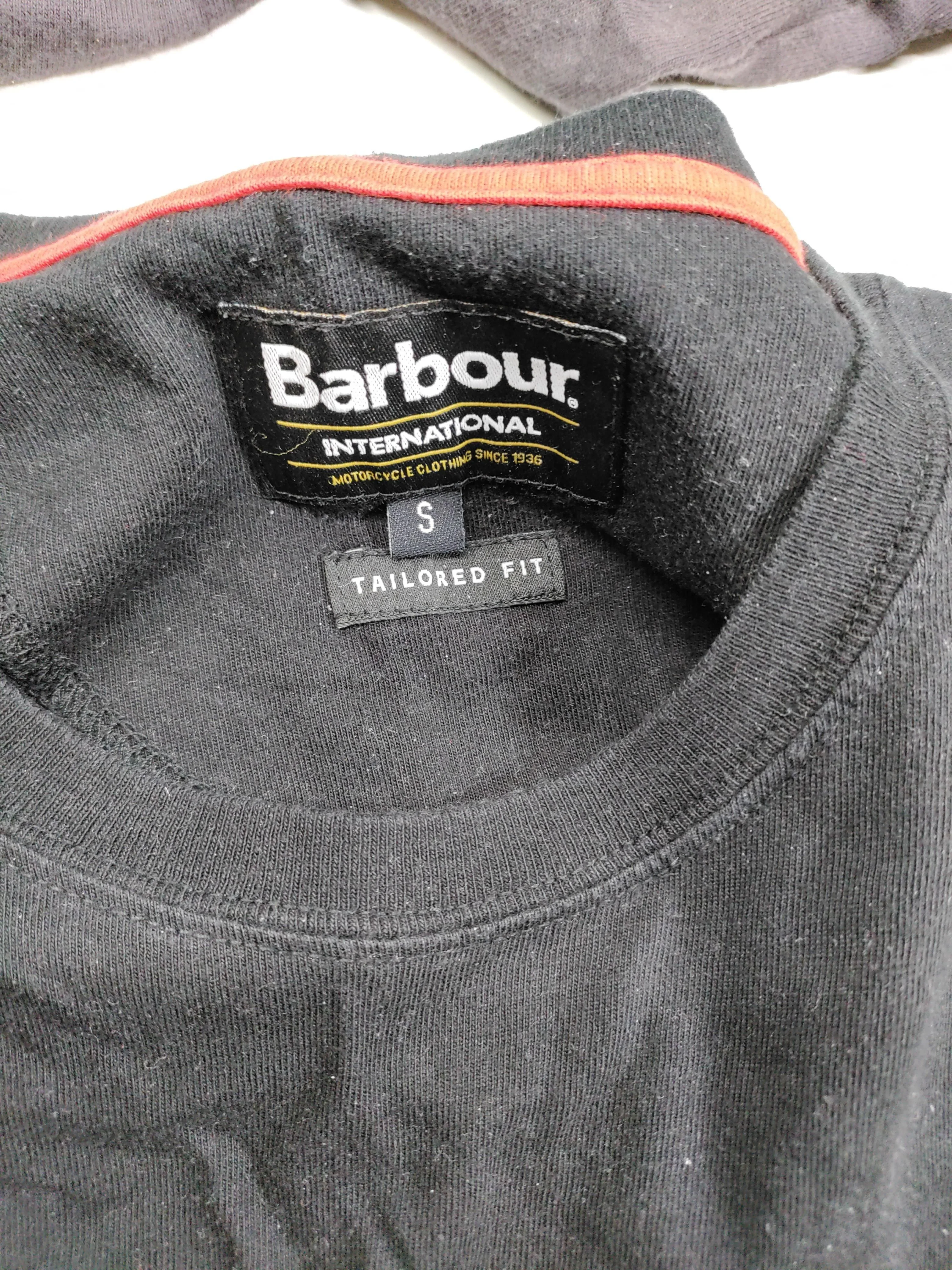 Barbour Men's T-Shirt S Black Graphic 100% Cotton Basic - Image 5
