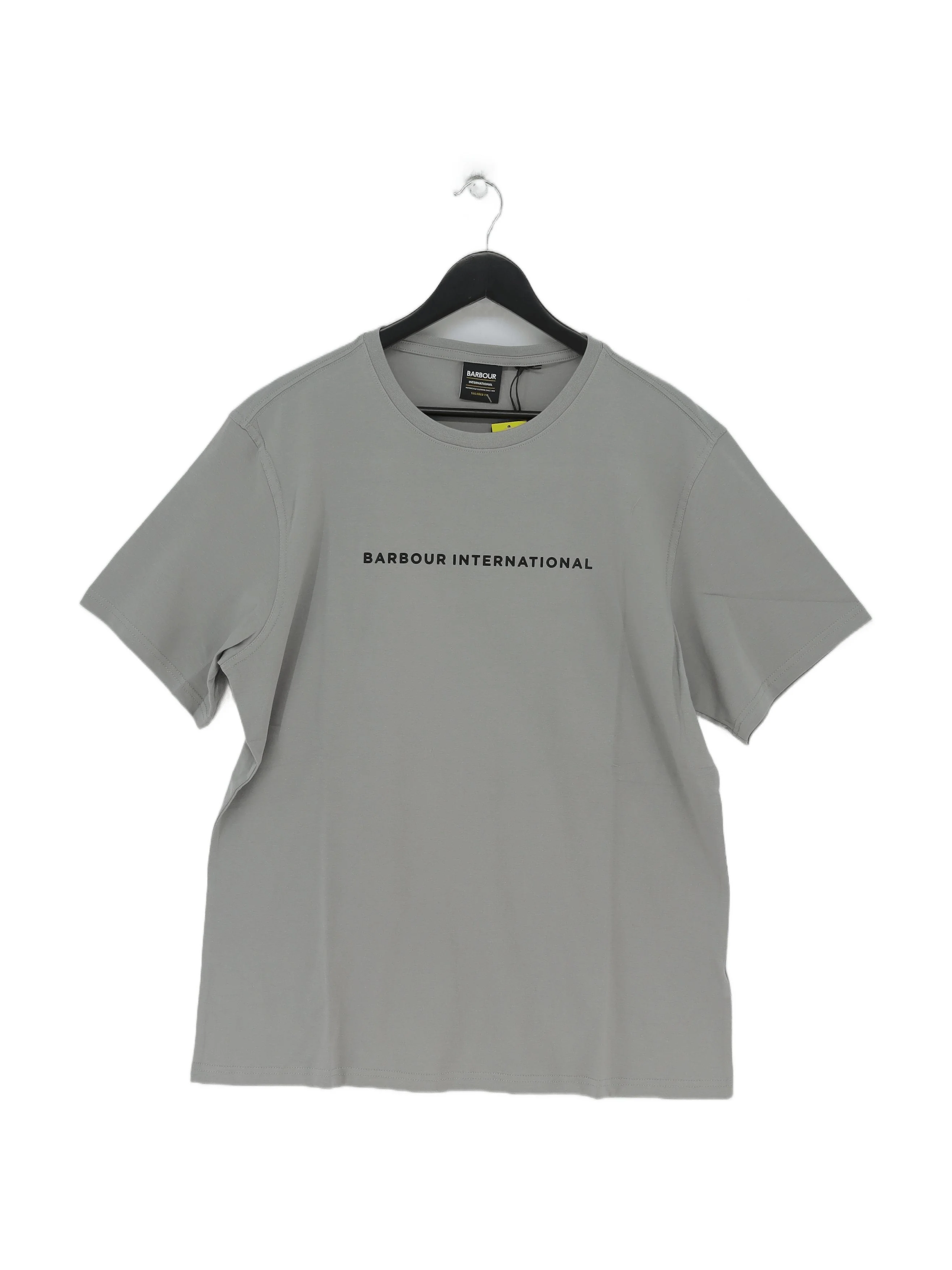 Barbour Men's T-Shirt XL Grey Graphic 100% Cotton Basic New with tags