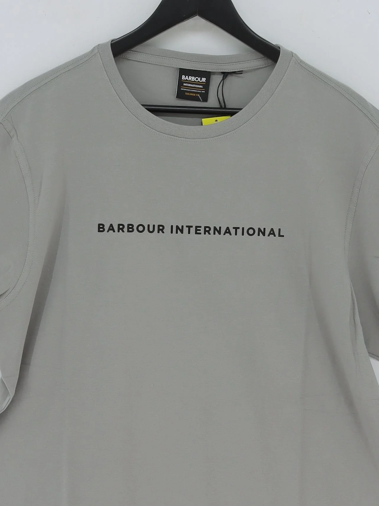 Barbour Men's T-Shirt XL Grey Graphic 100% Cotton Basic New with tags - Image 3