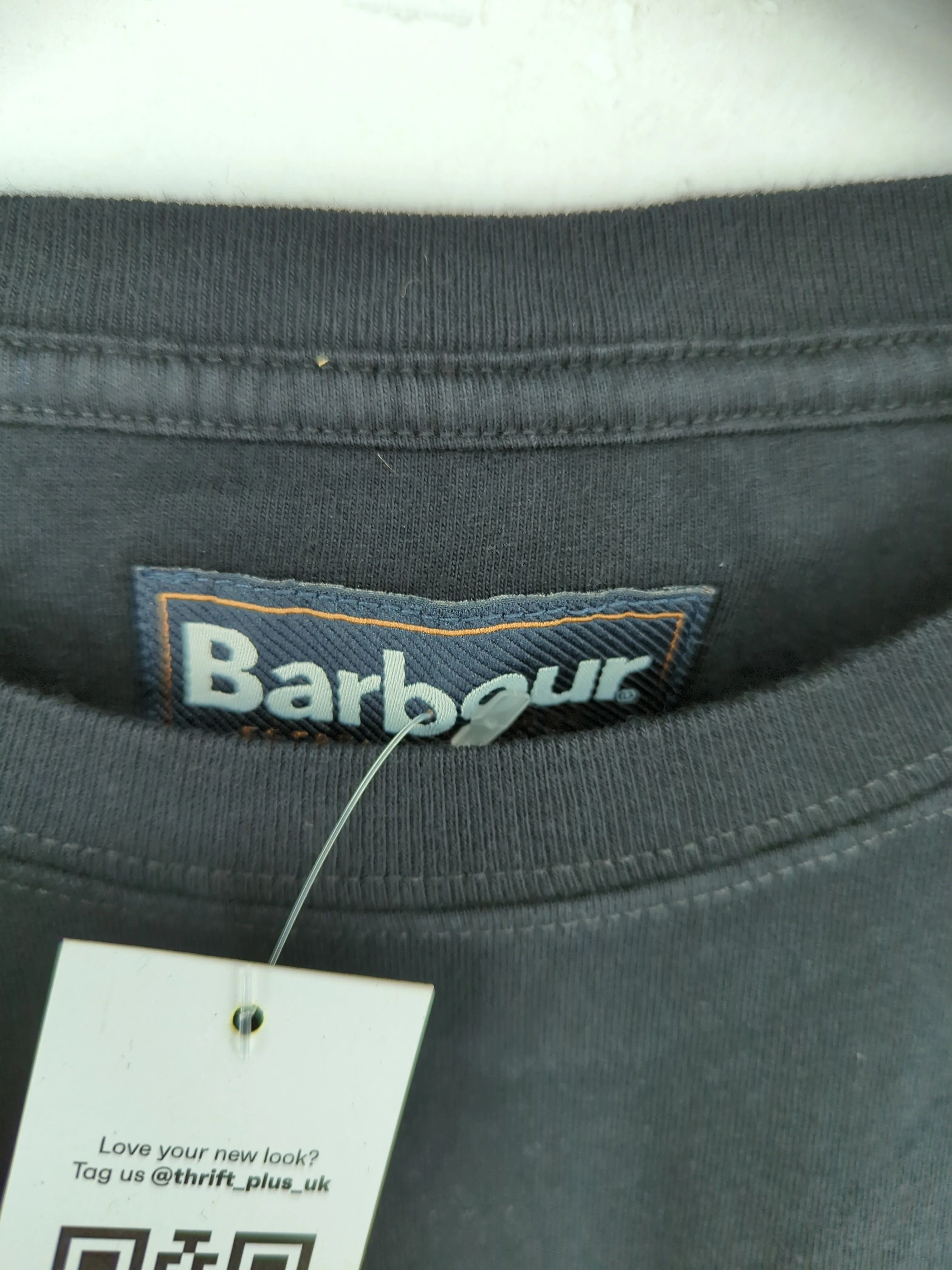 Barbour Men's T-Shirt XXL Black 100% Cotton Basic New with tags - Image 5