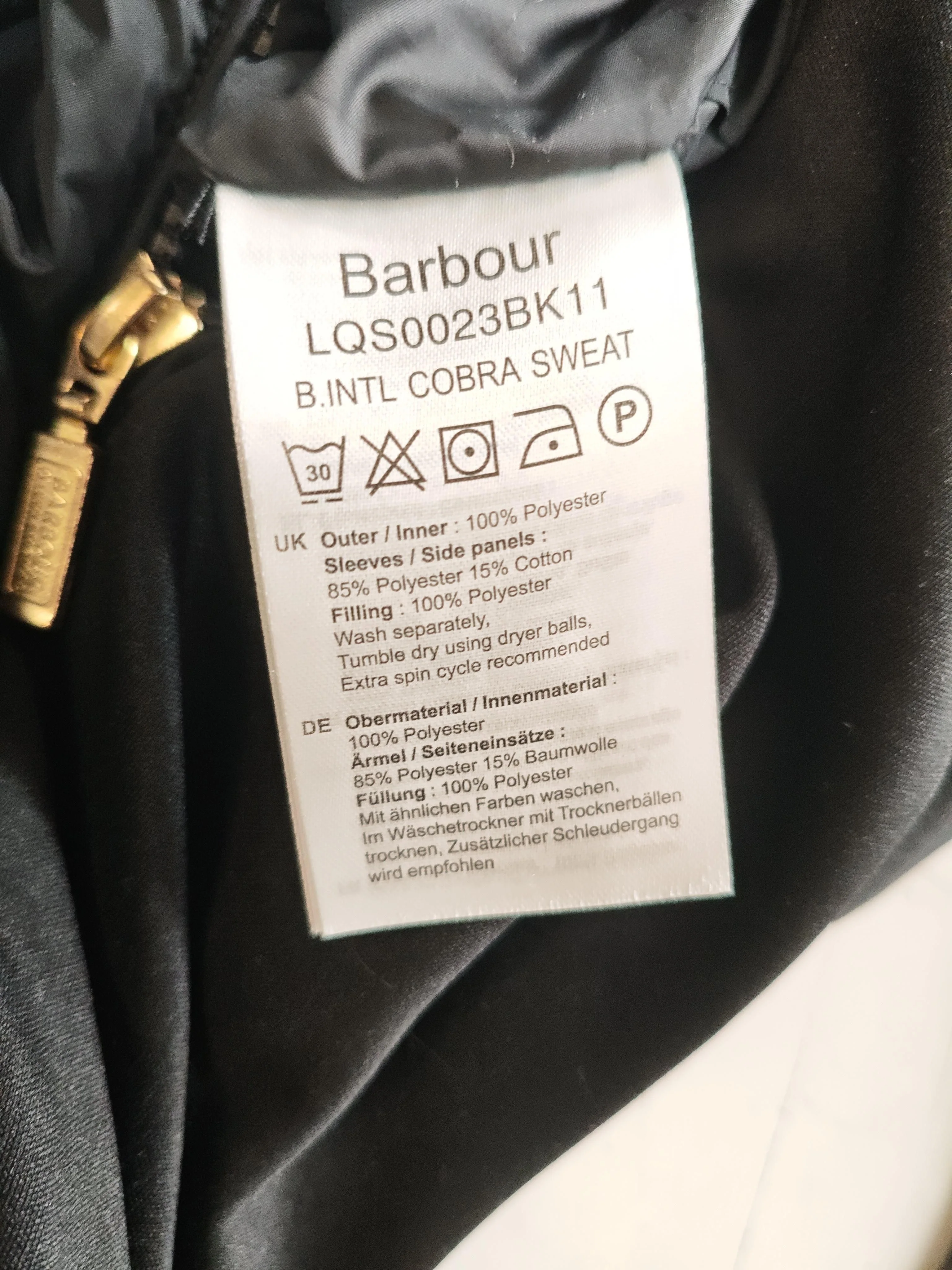 Barbour Motorcycle Jacket jacket black - Image 6