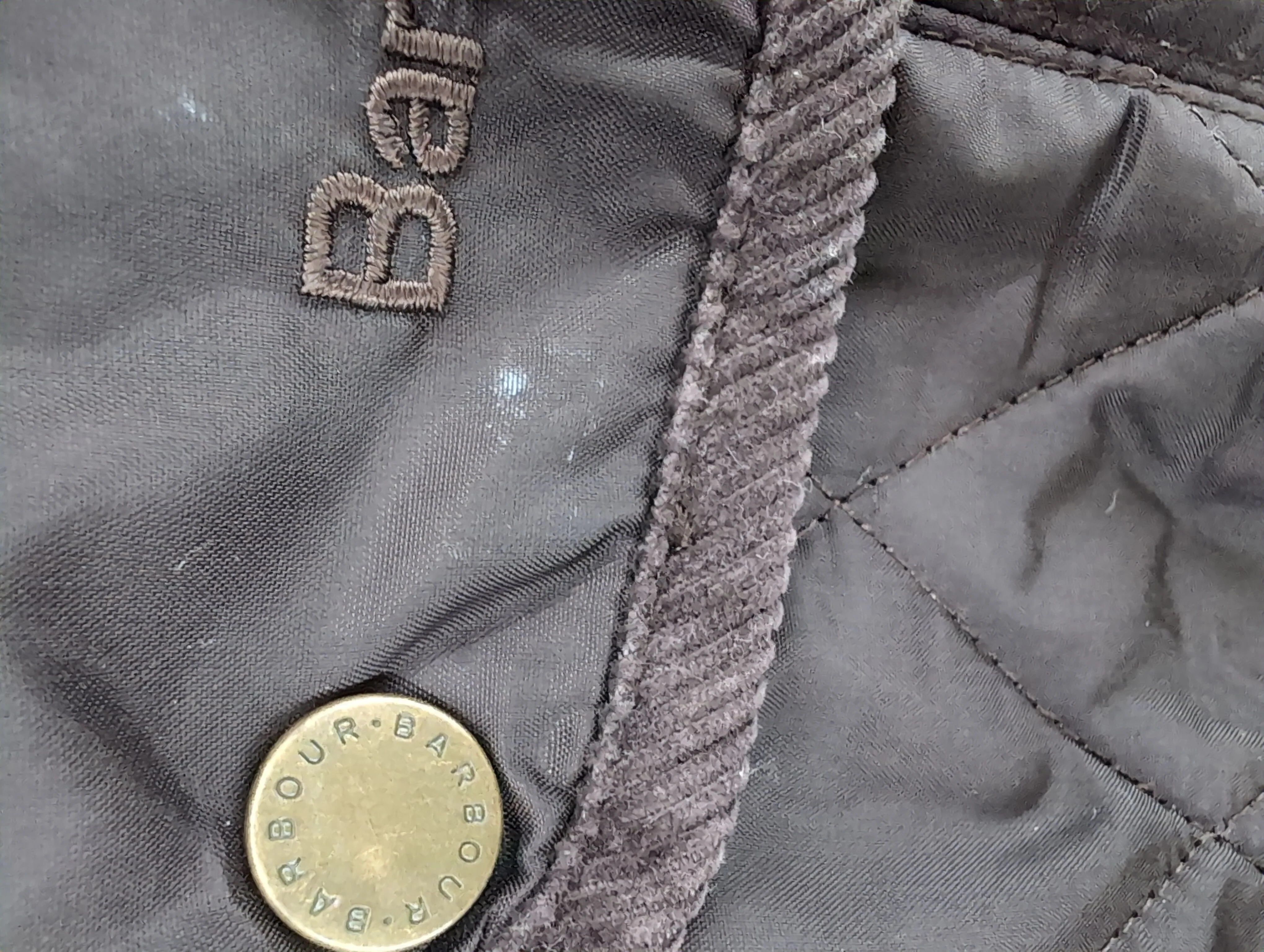 Barbour Overcoat jacket brown - Image 5
