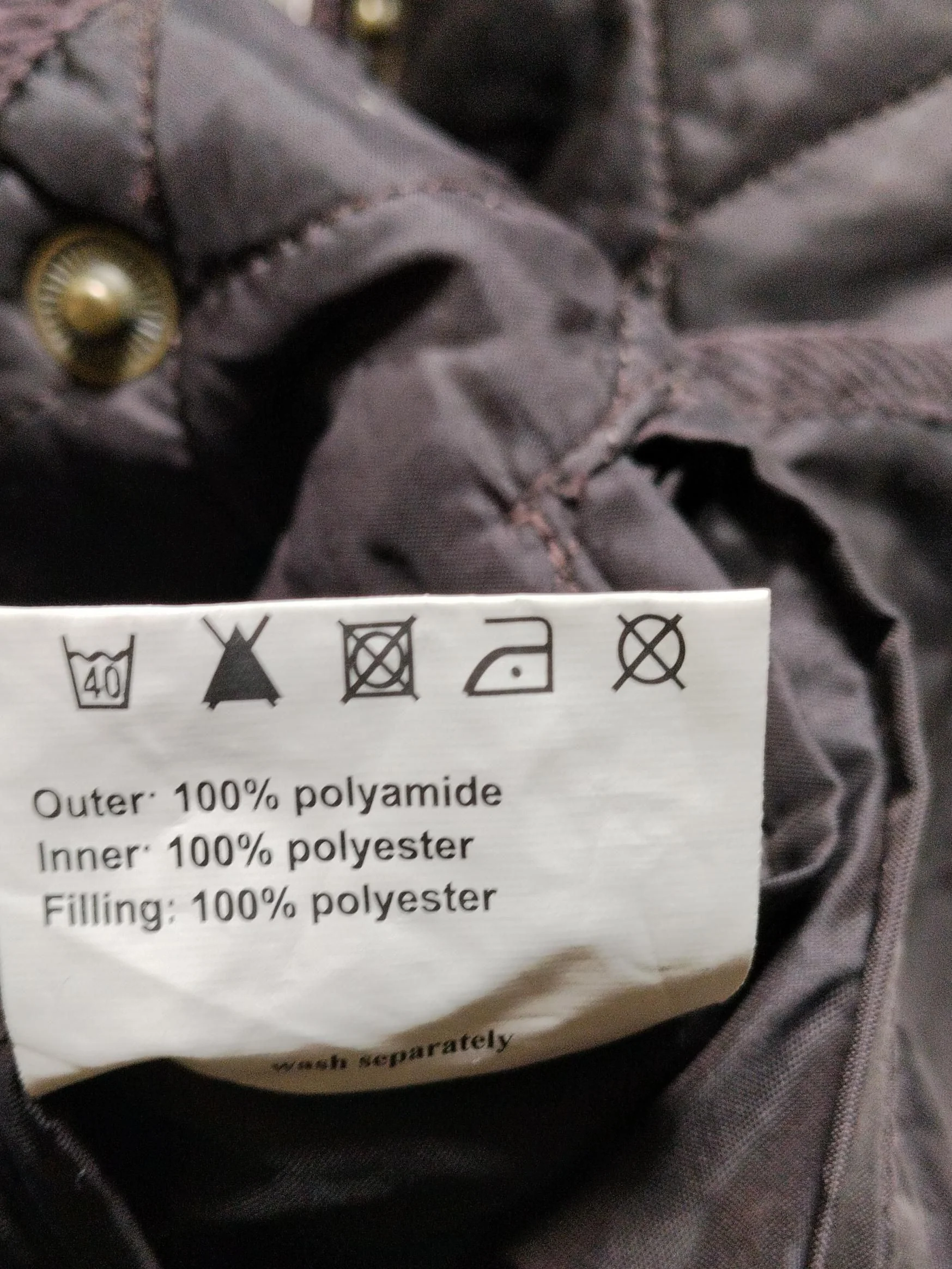 Barbour Overcoat jacket brown - Image 7