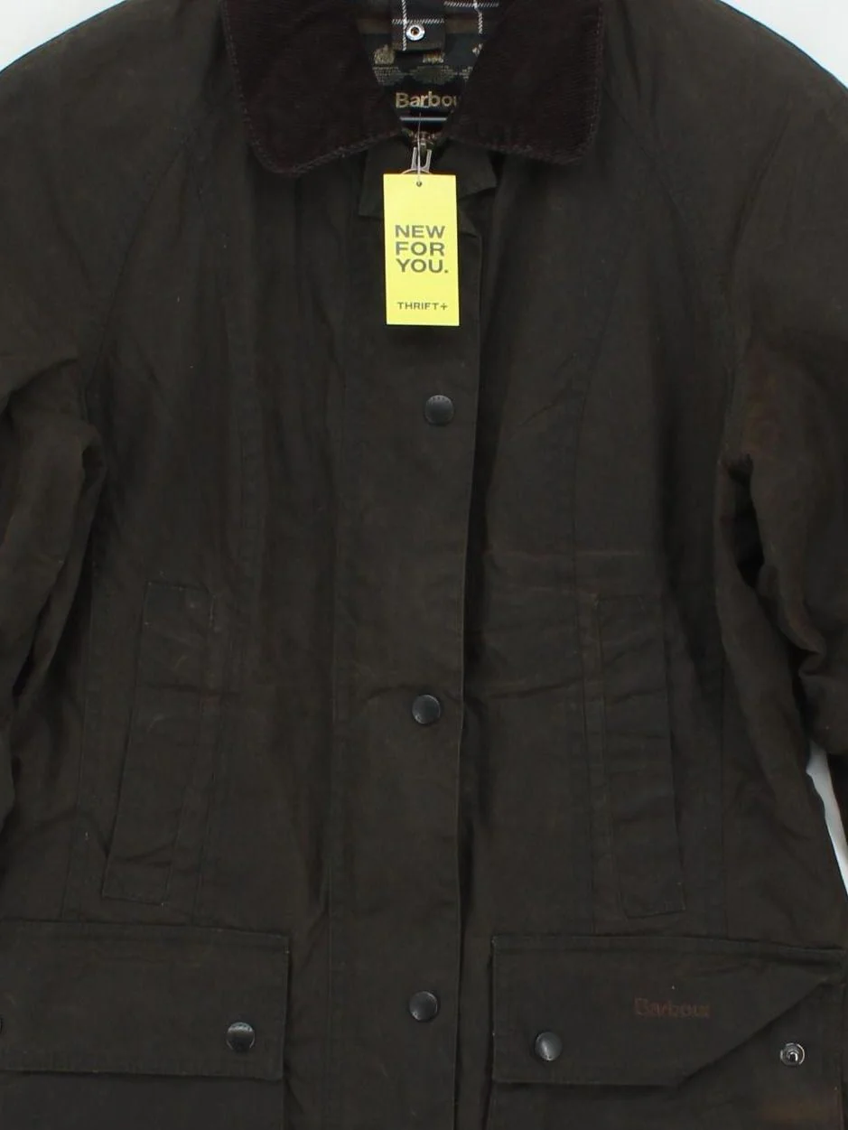 Barbour Overcoat jacket brown - Image 3