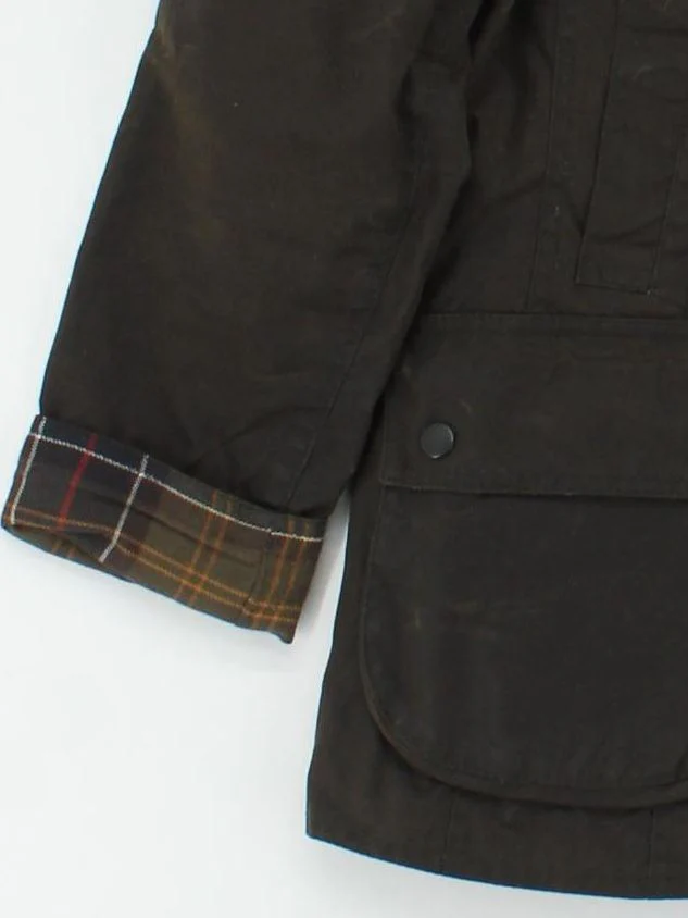 Barbour Overcoat jacket brown - Image 4