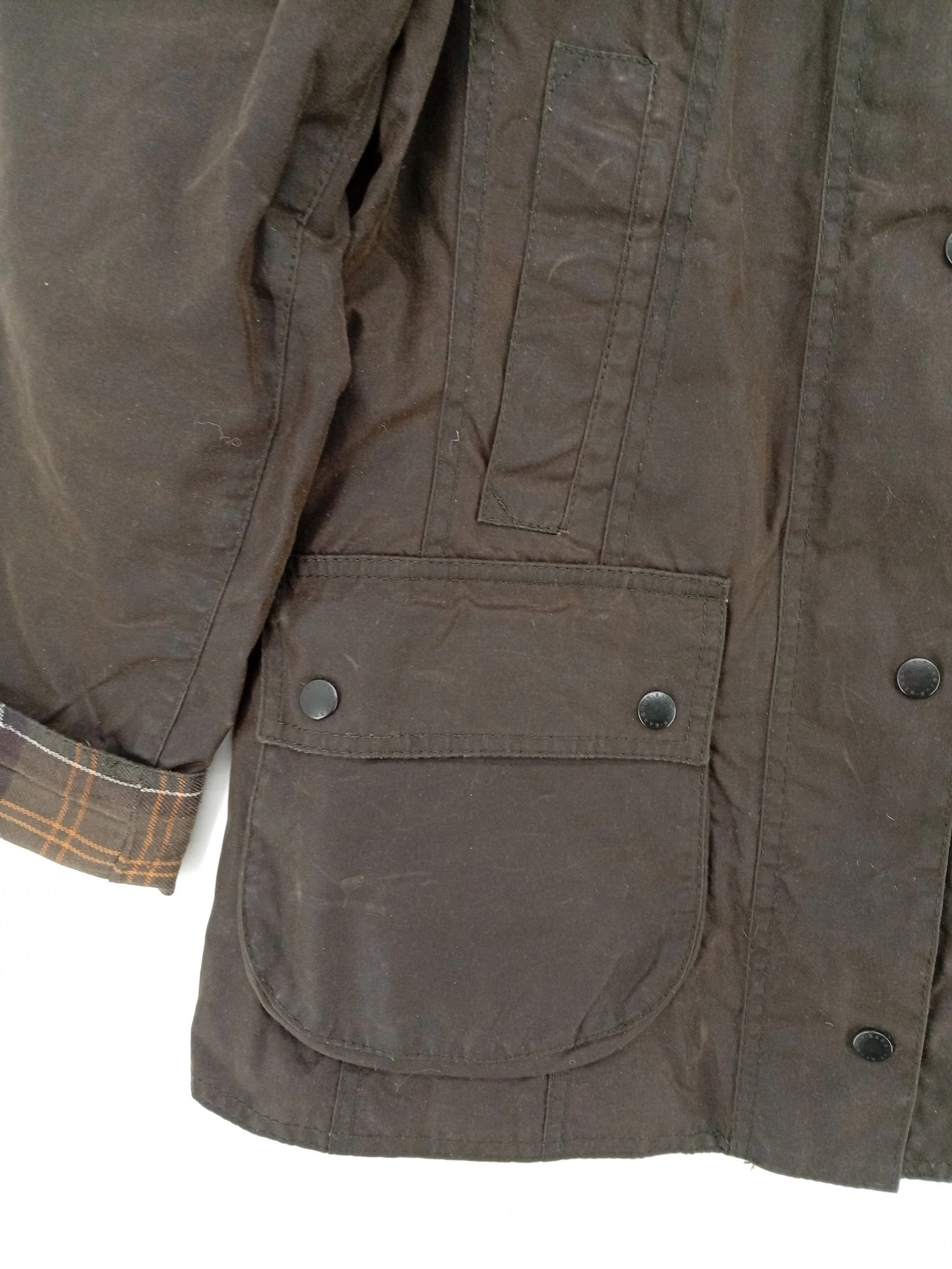 Barbour Overcoat jacket brown - Image 5
