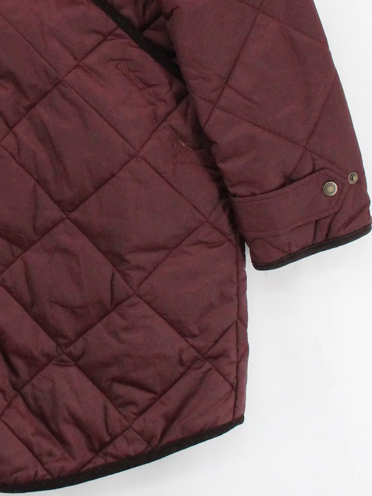 Barbour Overcoat jacket red - Image 4