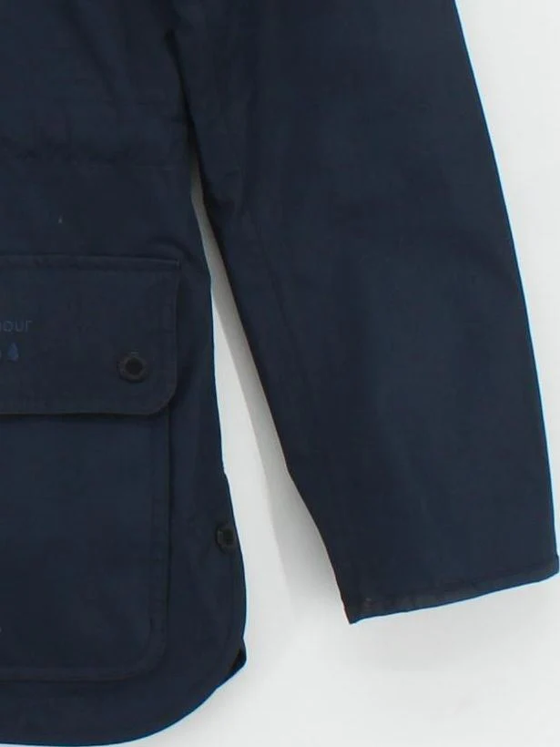 Barbour Rain Coat jacket blue - Image 4