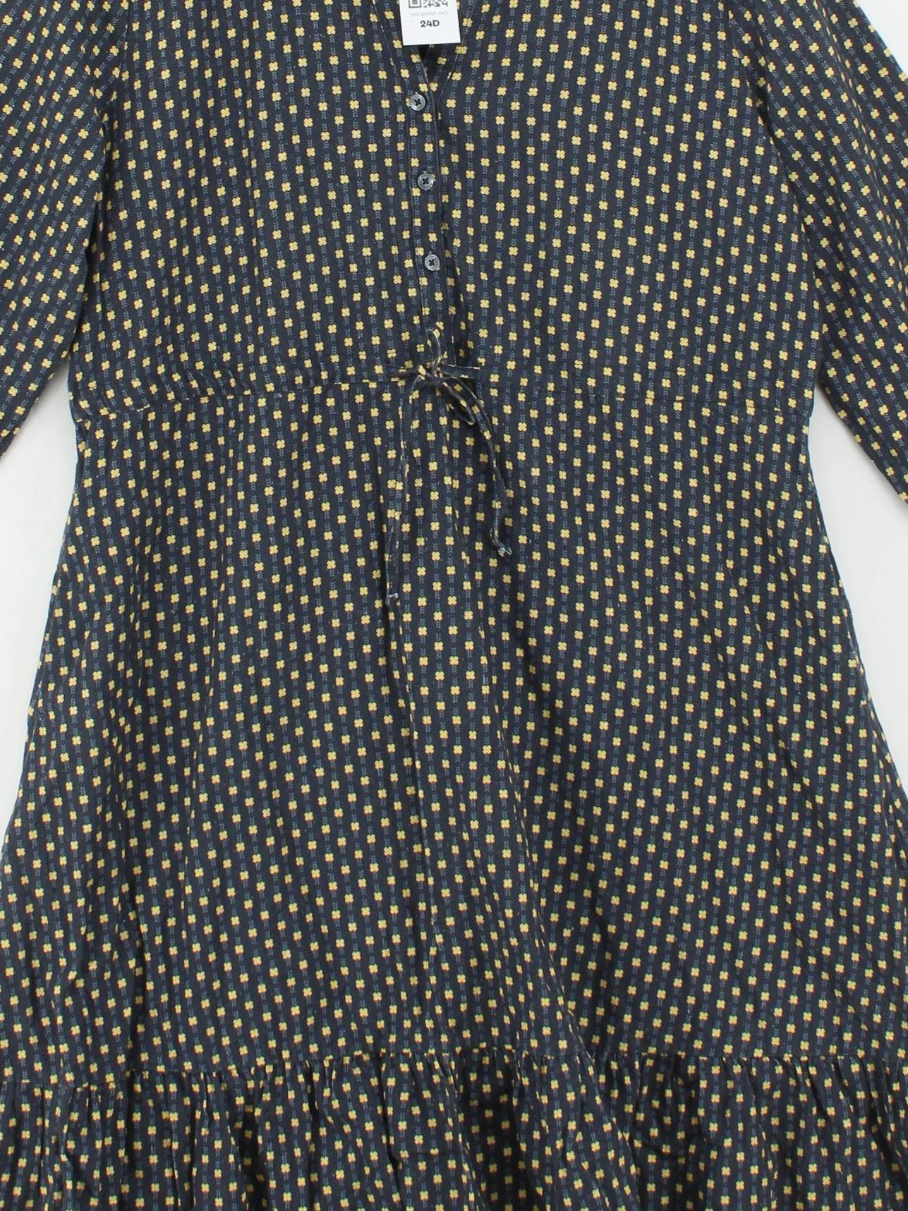 Barbour Shirt Midi Dress UK14 in Blue - Image 3