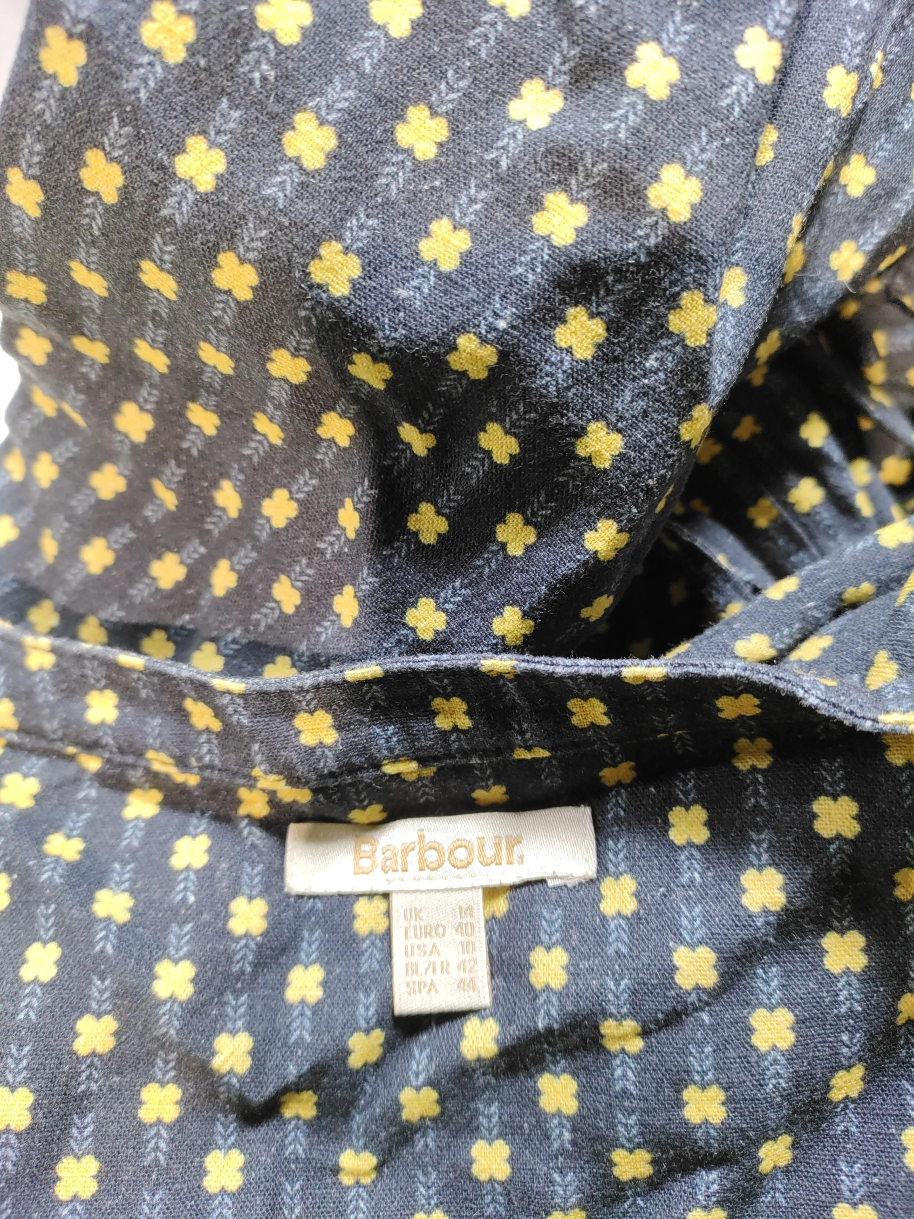 Barbour Shirt Midi Dress UK14 in Blue - Image 5