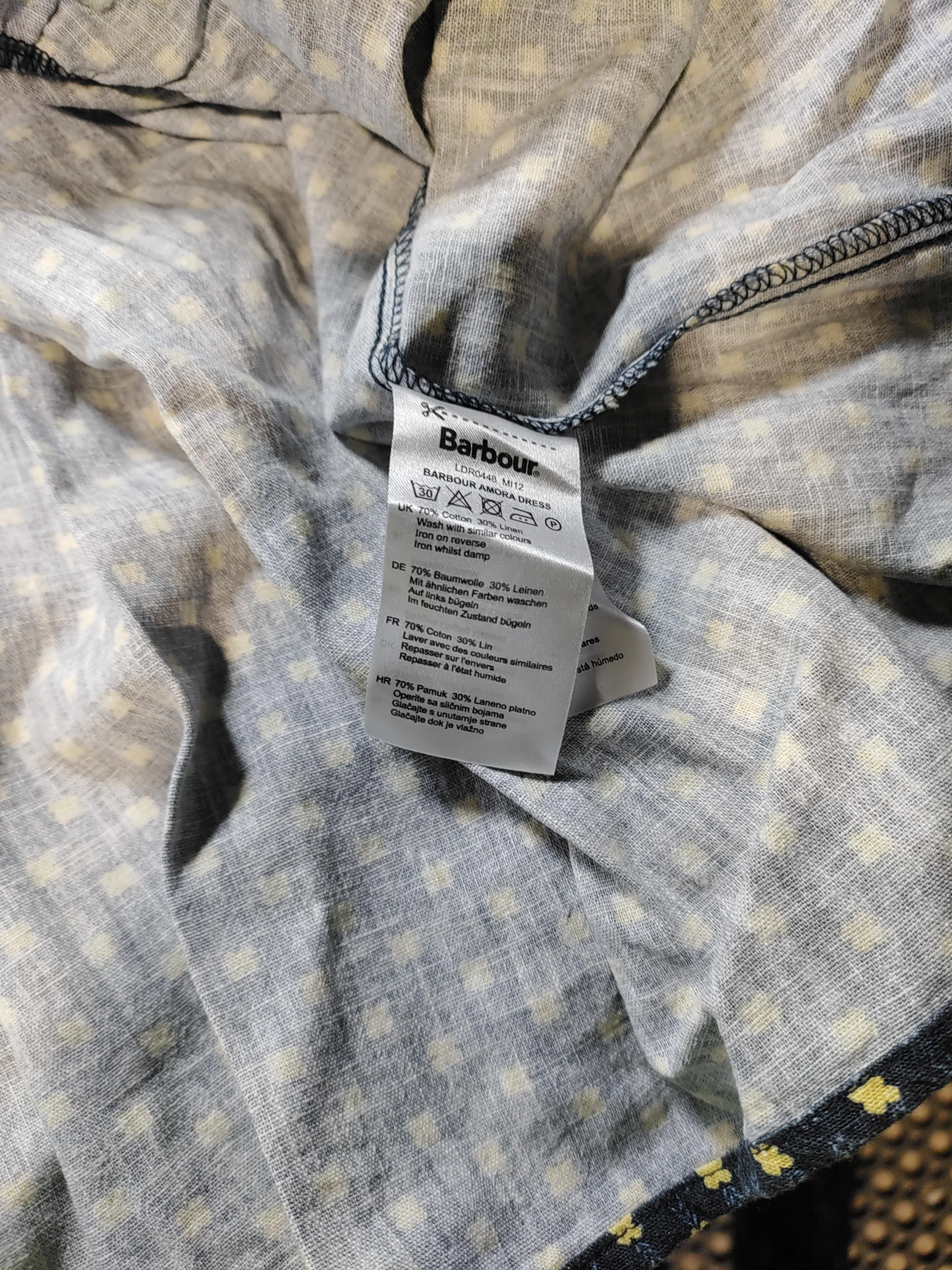 Barbour Shirt Midi Dress UK14 in Blue - Image 6