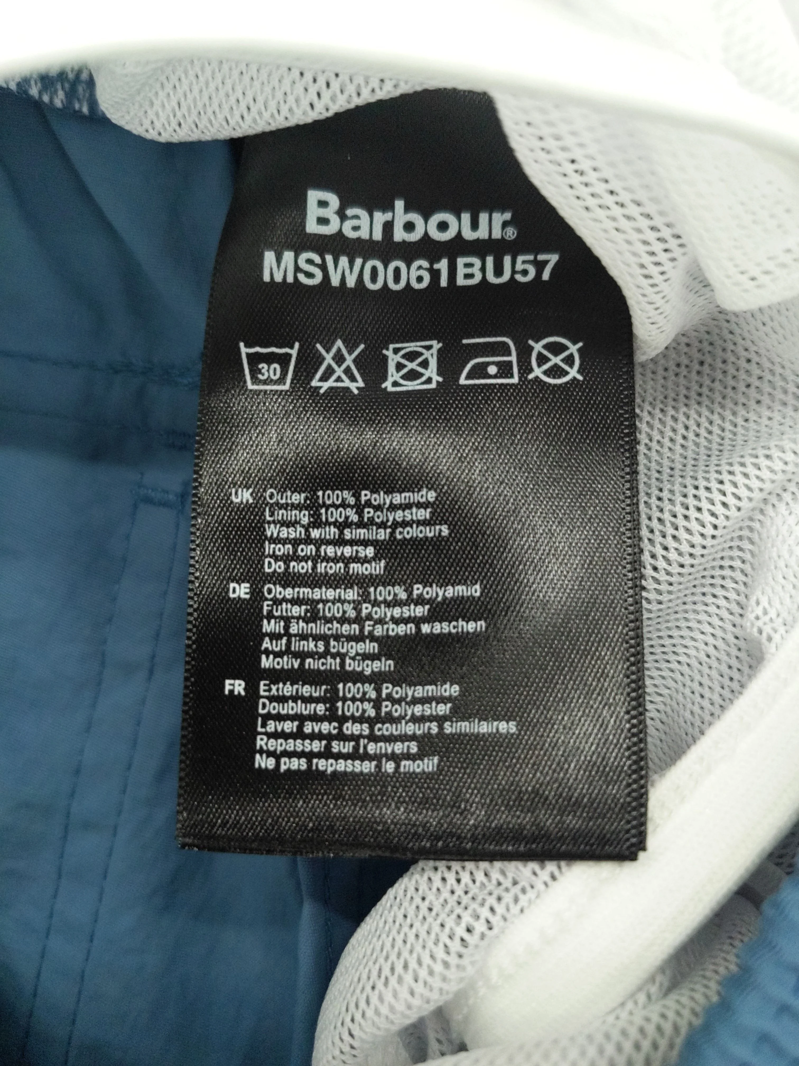 Barbour swim trunks in blue RRP £50 - Image 6