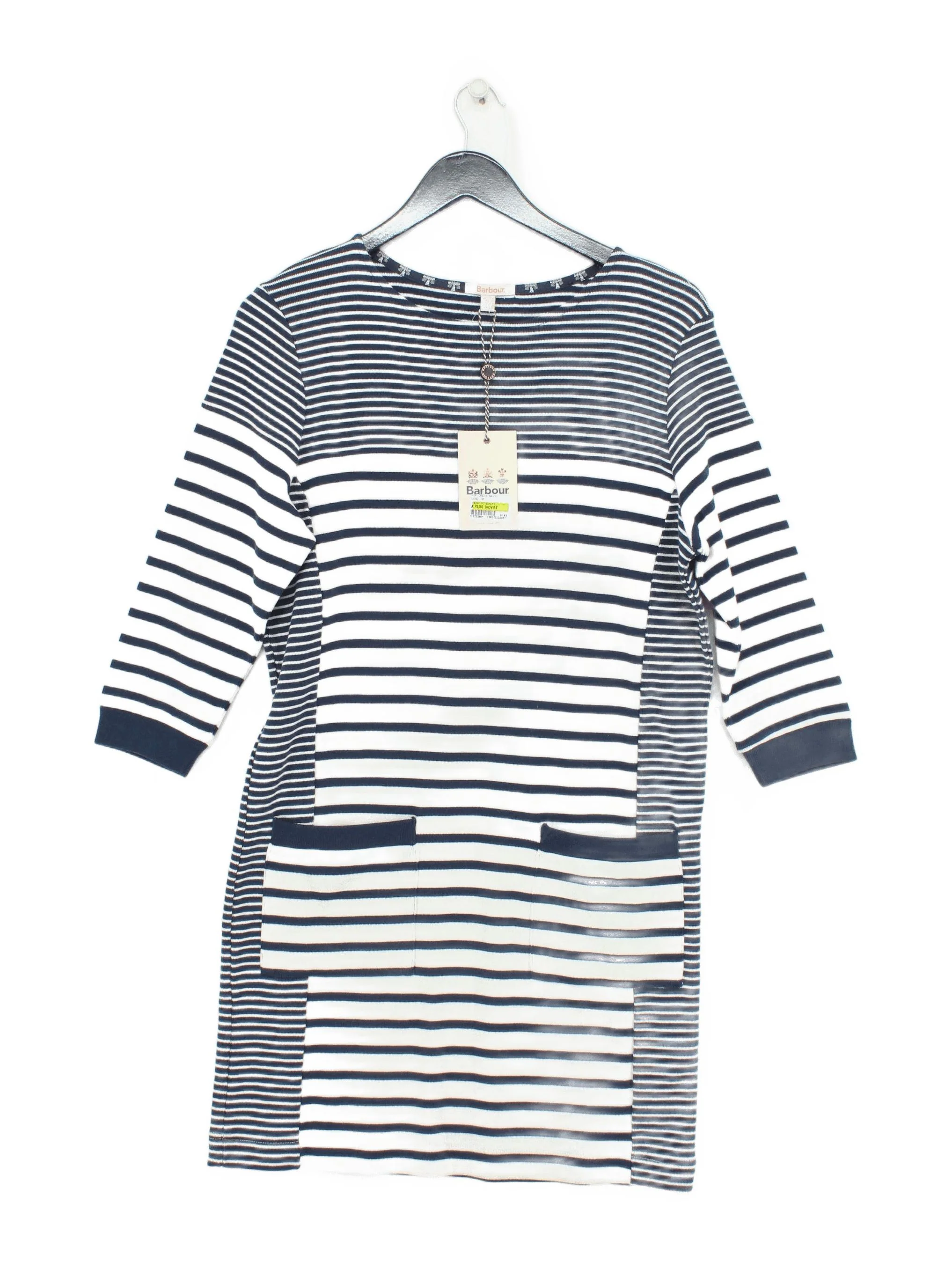 Barbour T-Shirt Mini Dress UK10 in Blue