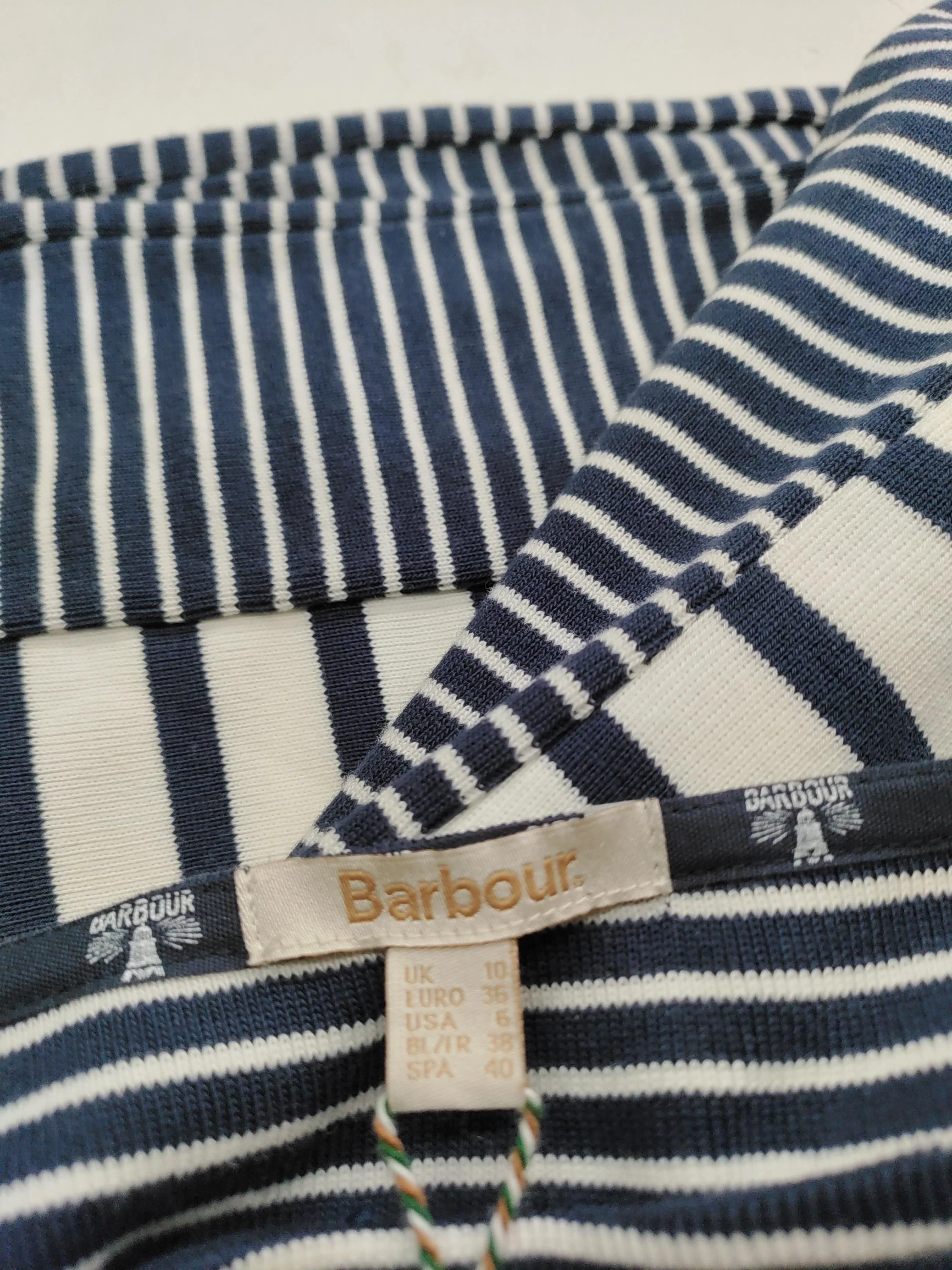 Barbour T-Shirt Mini Dress UK10 in Blue - Image 5