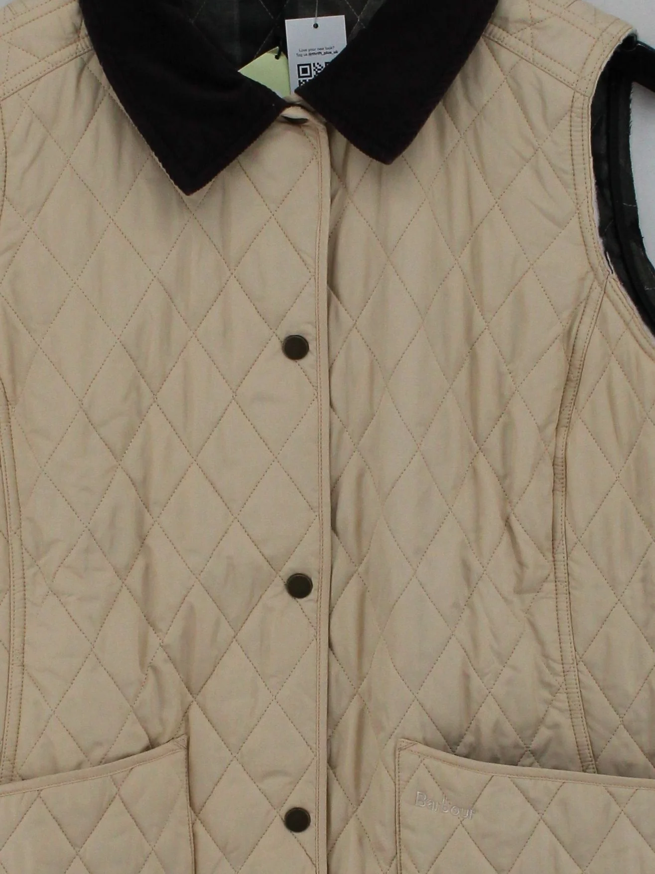 Barbour Women's Coat UK 16 Cream 100% Polyester Overcoat - Image 3