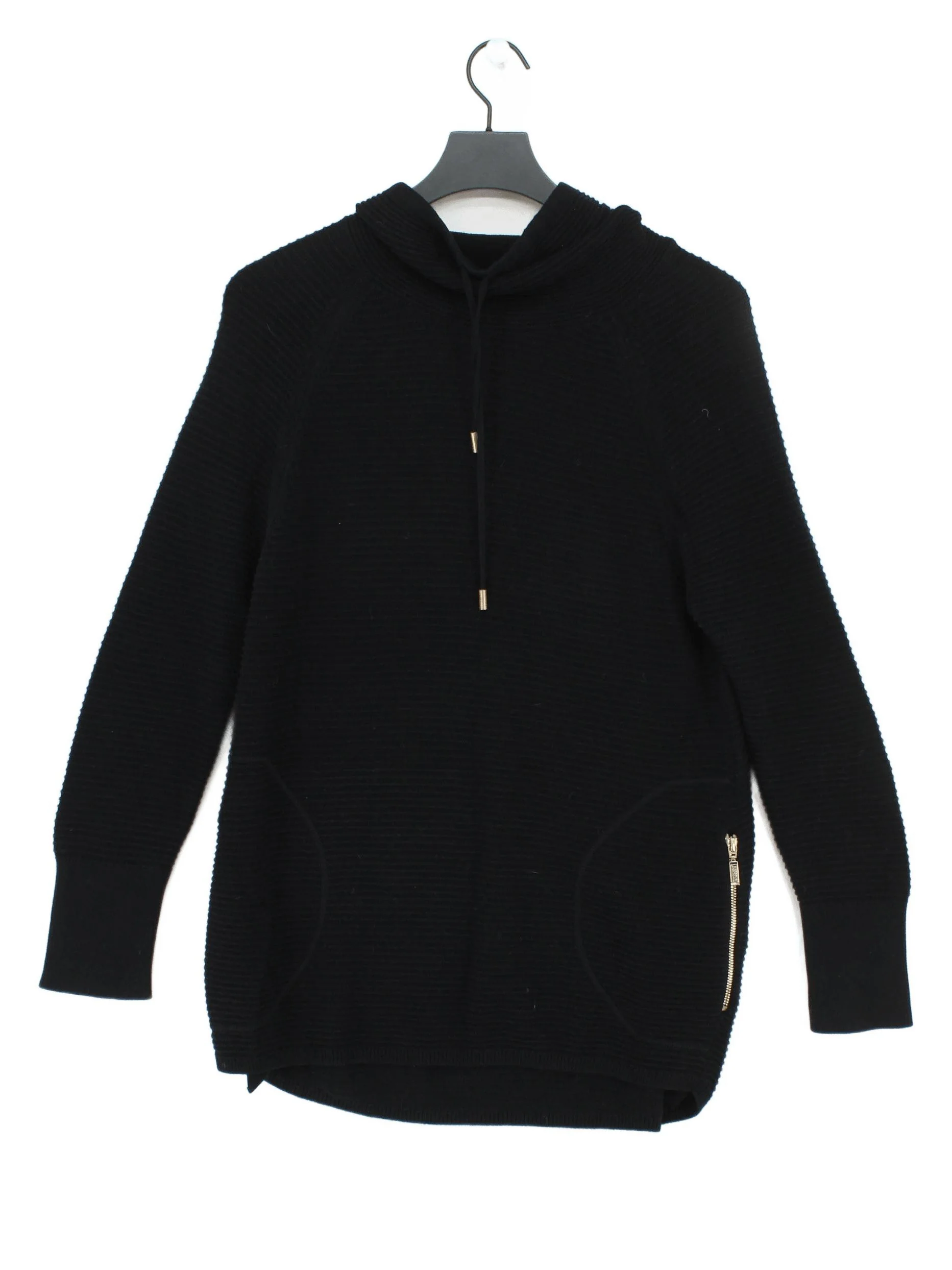 Barbour Women's Hoodie S Black 100% Cotton Pullover