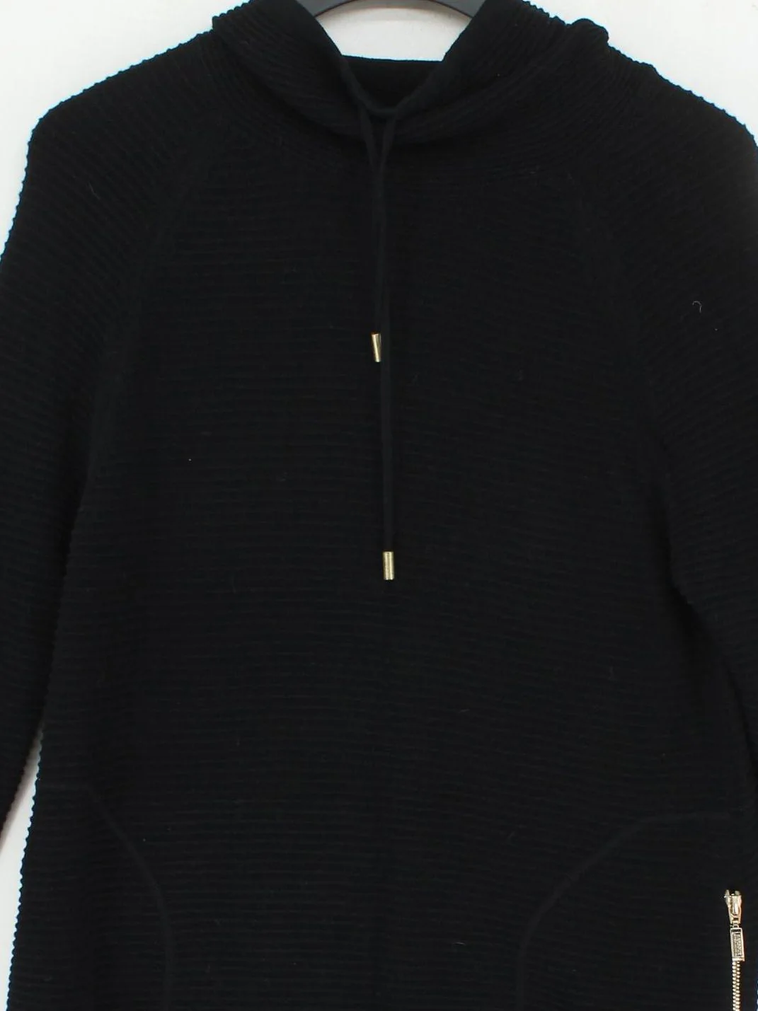 Barbour Women's Hoodie S Black 100% Cotton Pullover - Image 3