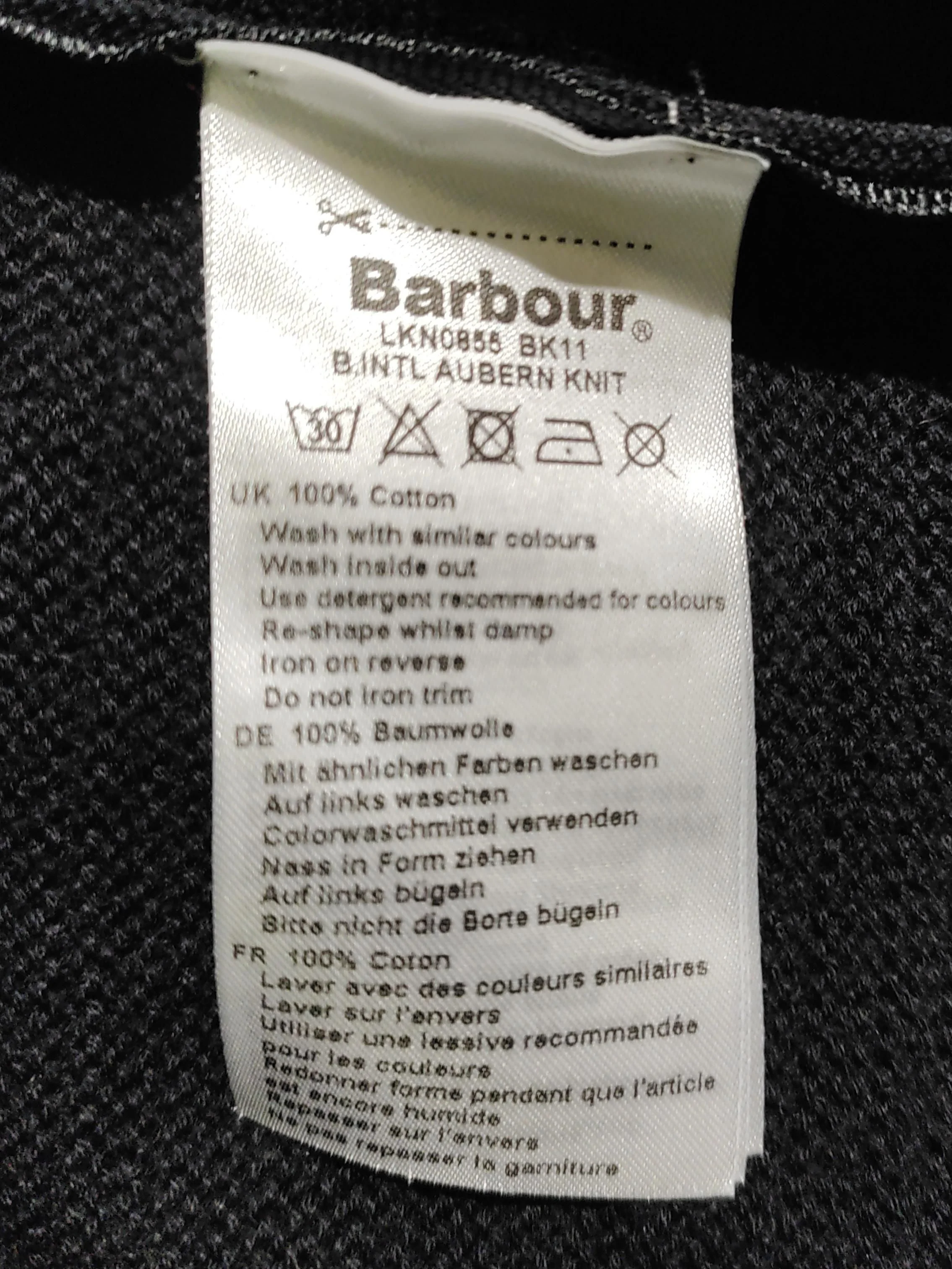 Barbour Women's Hoodie S Black 100% Cotton Pullover - Image 6