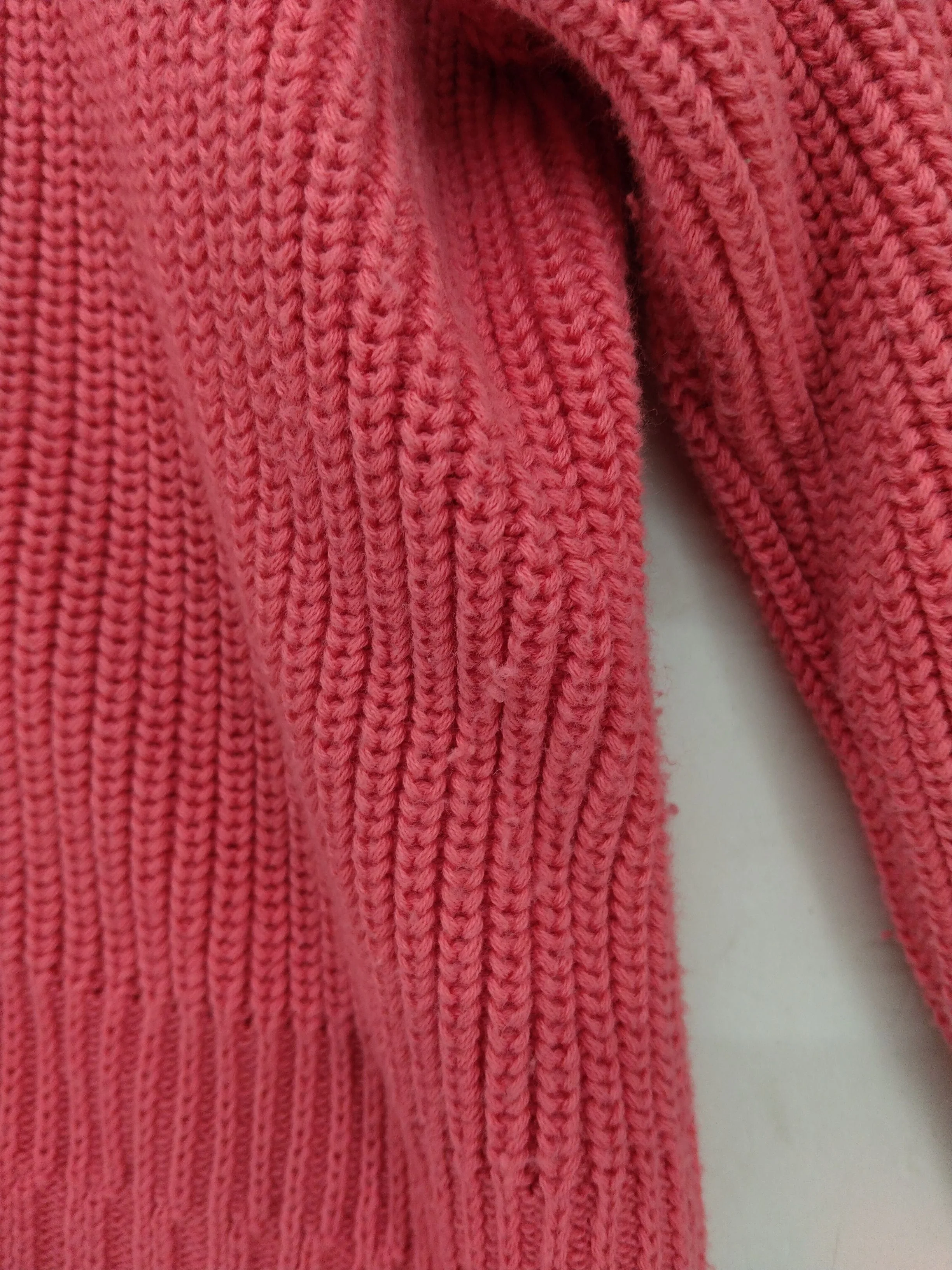 Barbour Women's Jumper UK 10 Pink 100% Cotton Crew Neck Pullover - Image 5