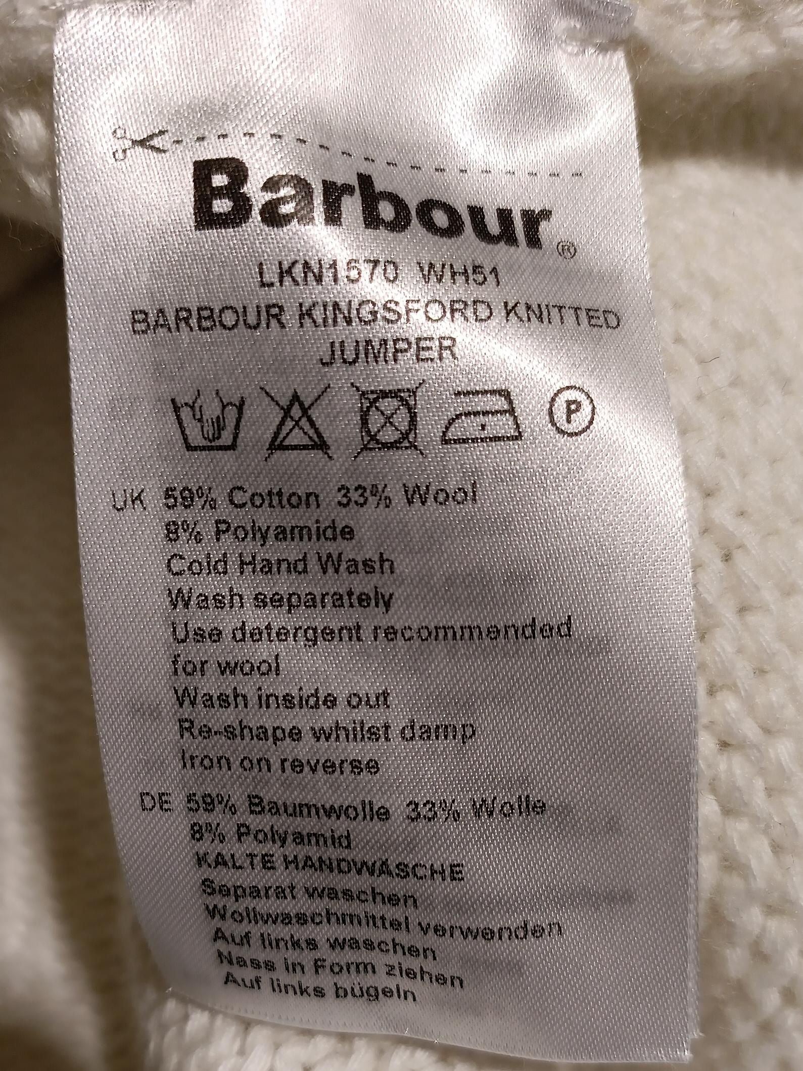 Barbour Women's Jumper UK 12 Multi Cotton with Wool, Polyamide Pullover - Image 7