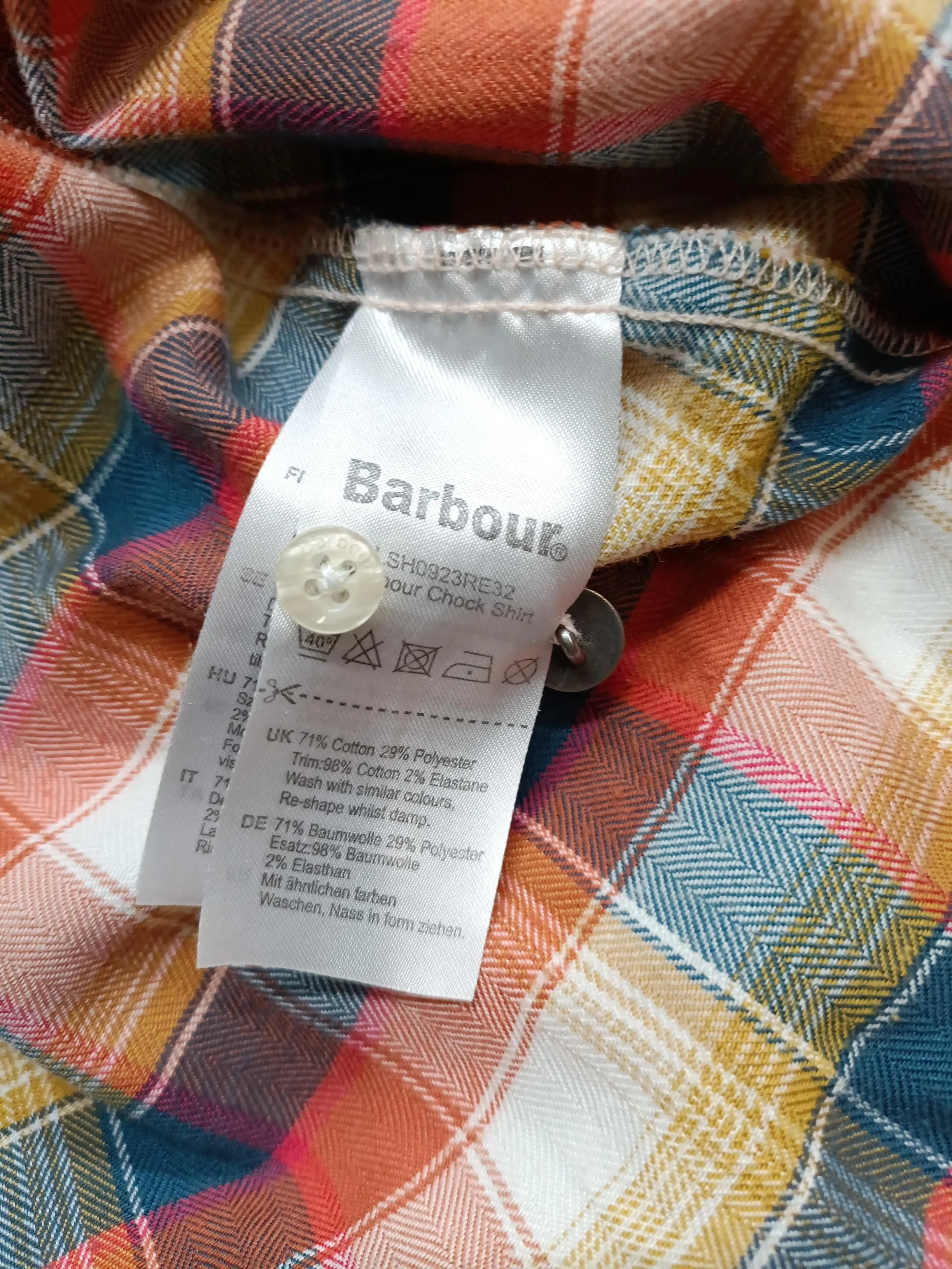 Barbour Women's Shirt S Multi Cotton with Polyester, Elastane Basic - Image 6