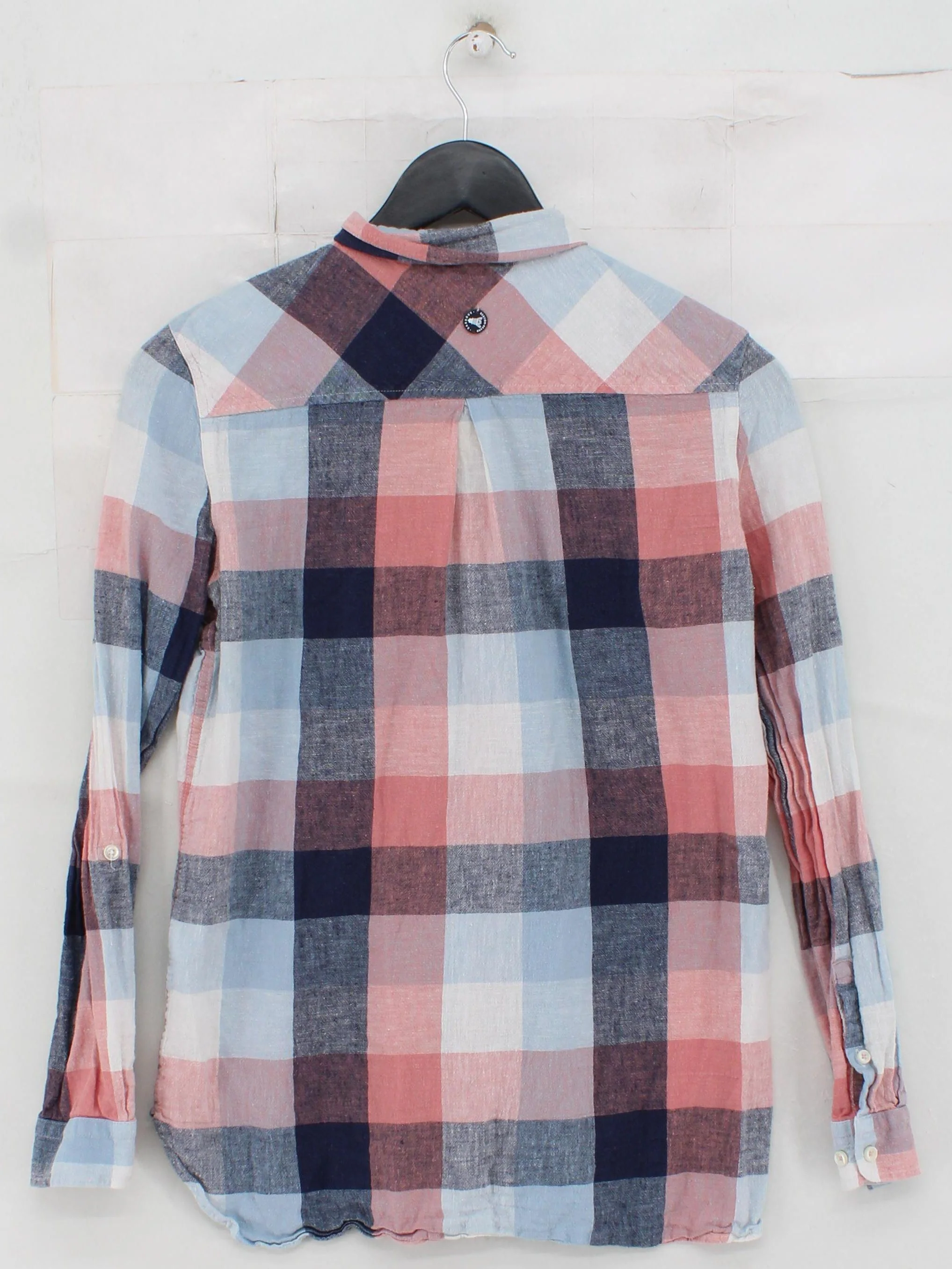 Barbour Women's Shirt UK 10 Multi Cotton with Linen Basic - Image 2