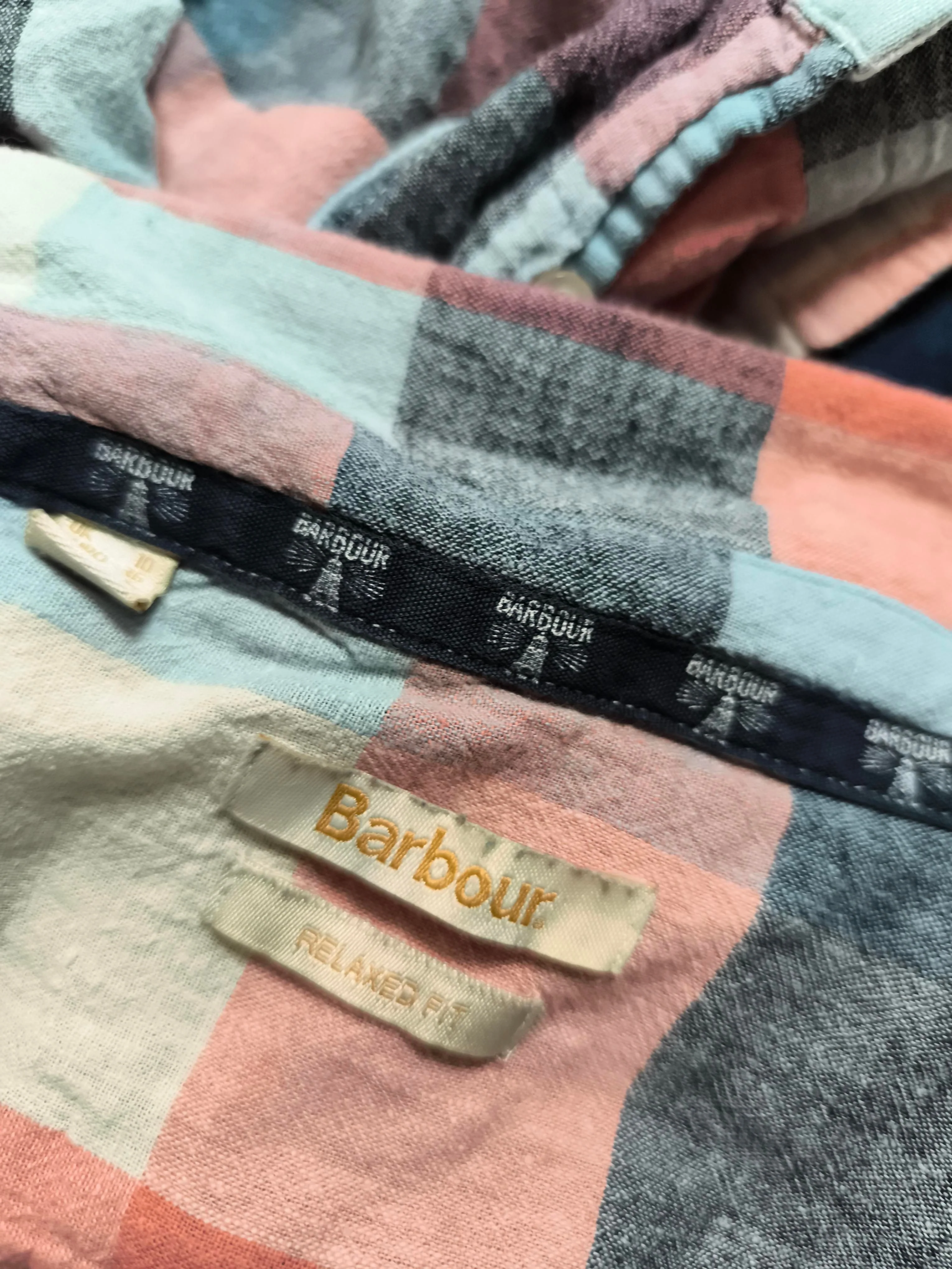 Barbour Women's Shirt UK 10 Multi Cotton with Linen Basic - Image 5