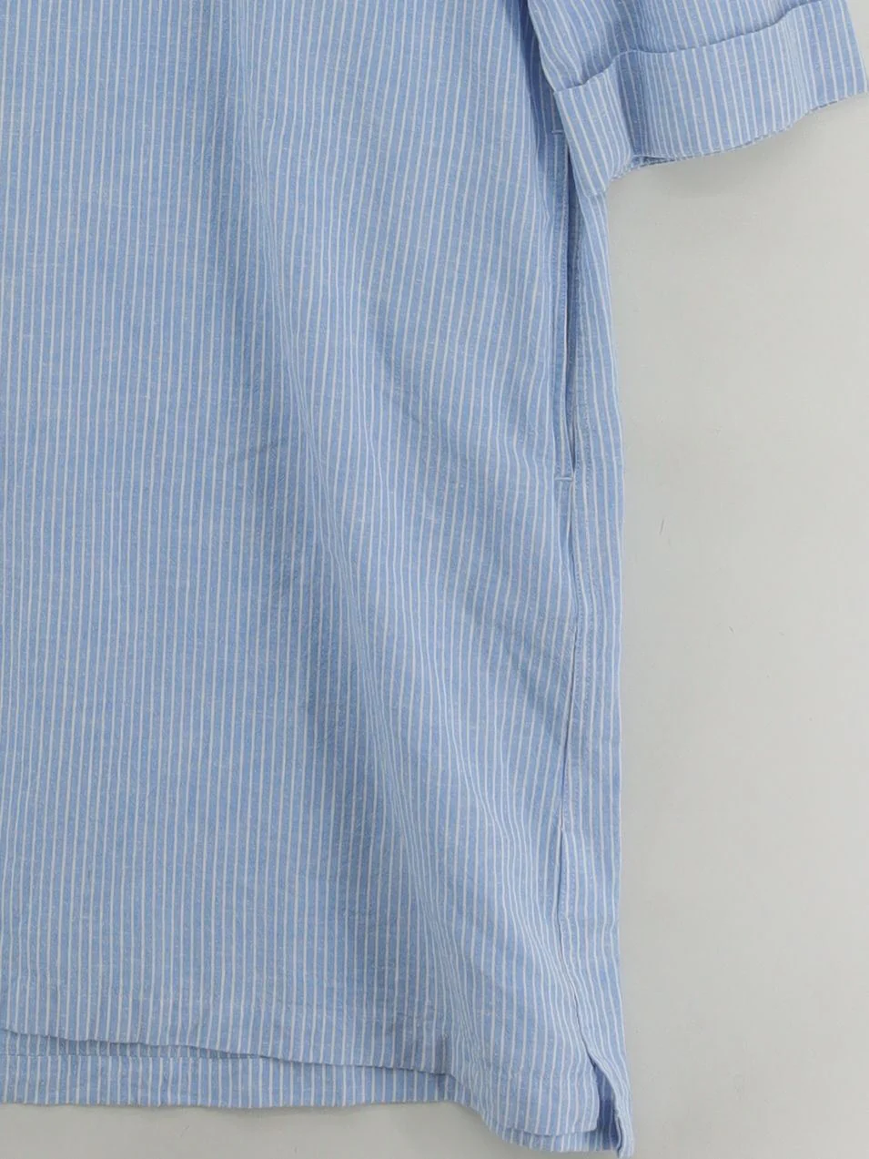 Barbour Women's Shirt UK 18 Blue Cotton with Linen Basic New with tags - Image 4