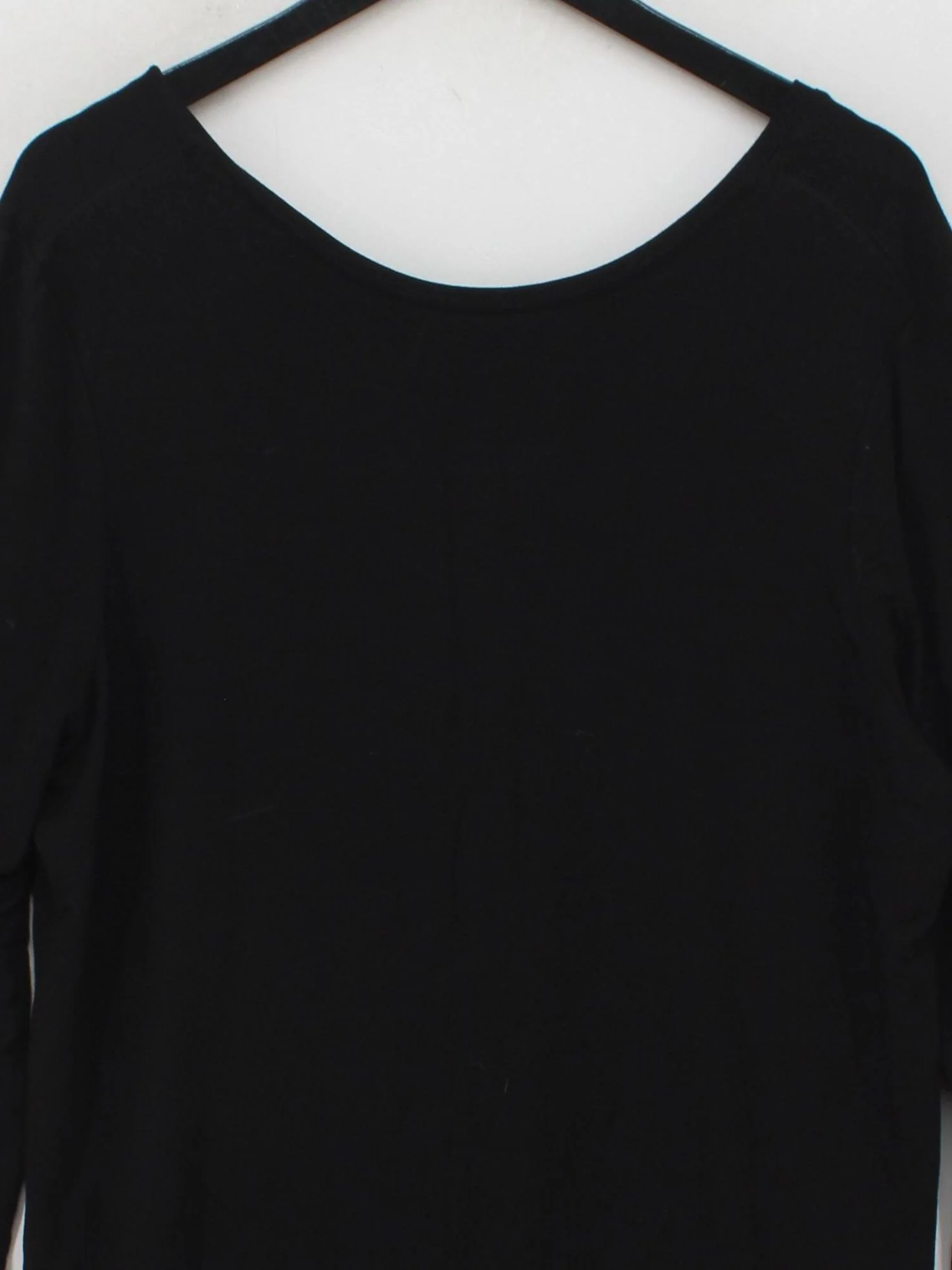 Barbour Women's Top UK 18 Black Viscose with Elastane Basic - Image 3