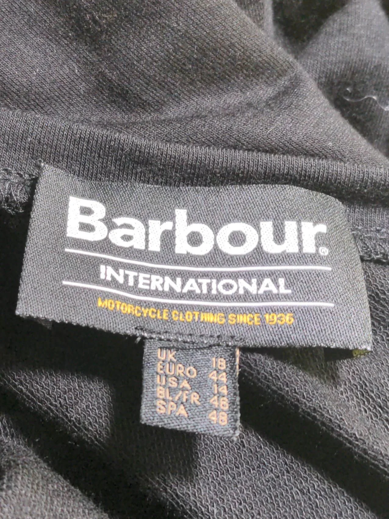 Barbour Women's Top UK 18 Black Viscose with Elastane Basic - Image 5