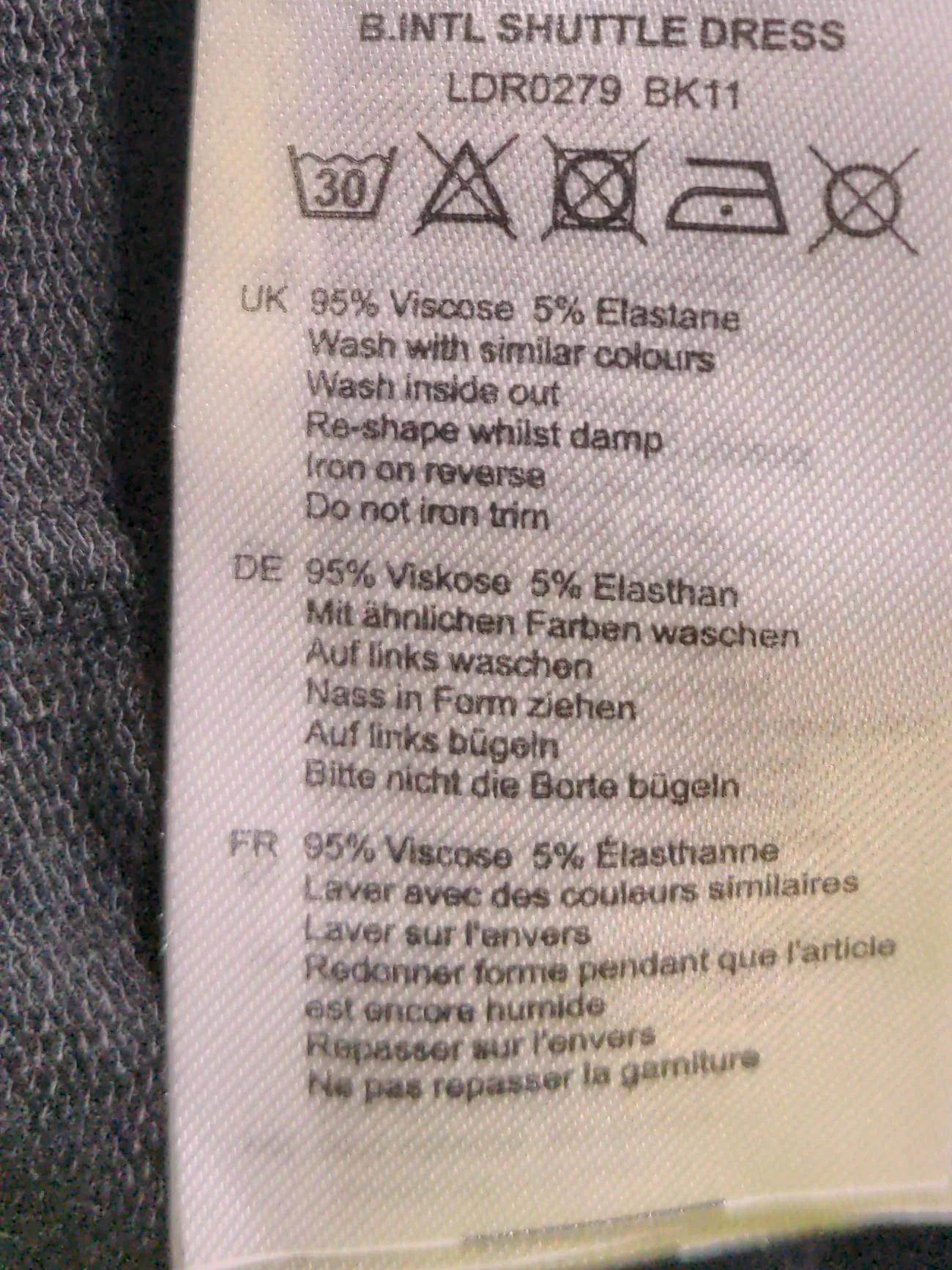 Barbour Women's Top UK 18 Black Viscose with Elastane Basic - Image 6