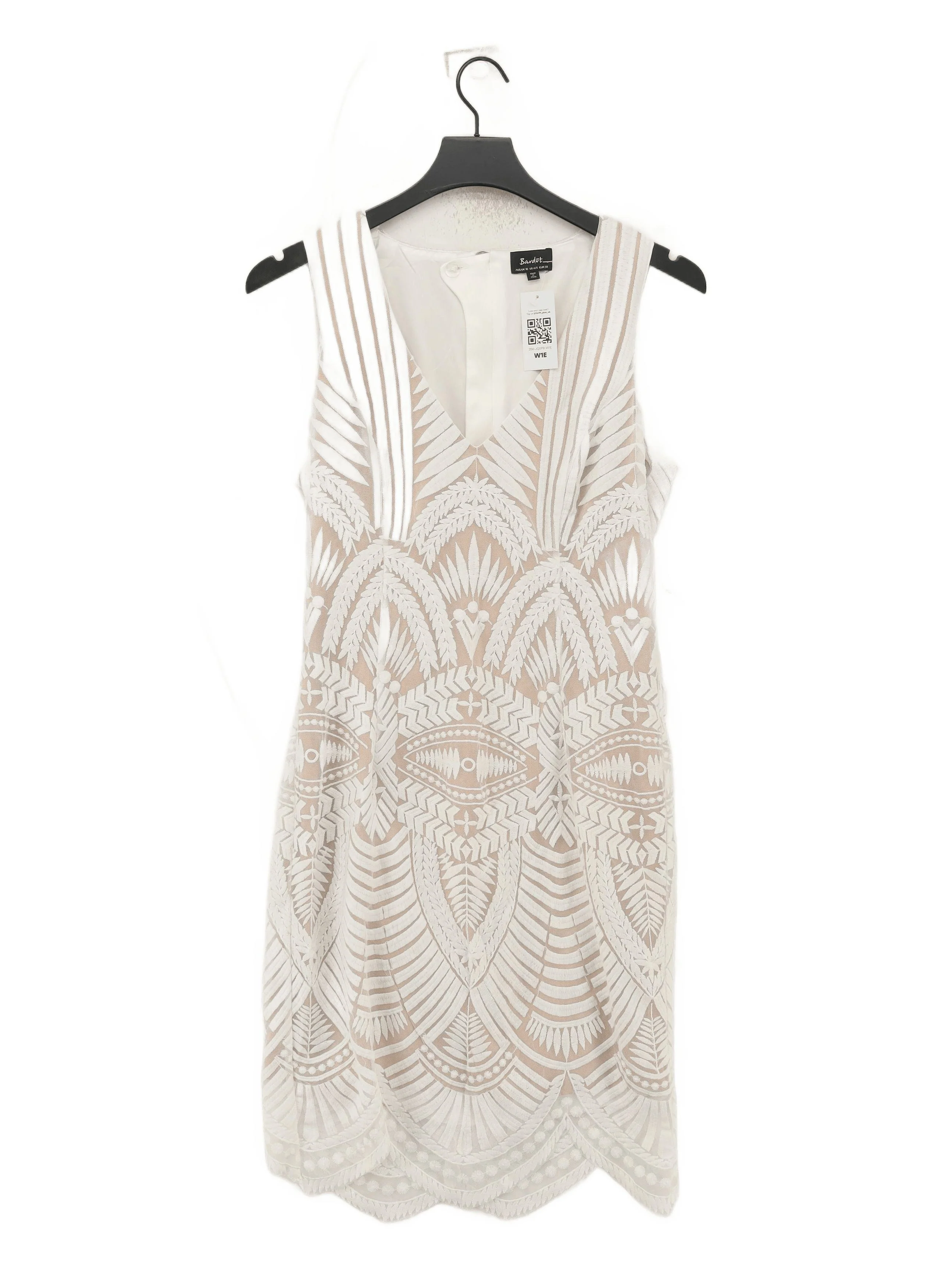 Bardot Bodycon Mini Dress UK10 in White
