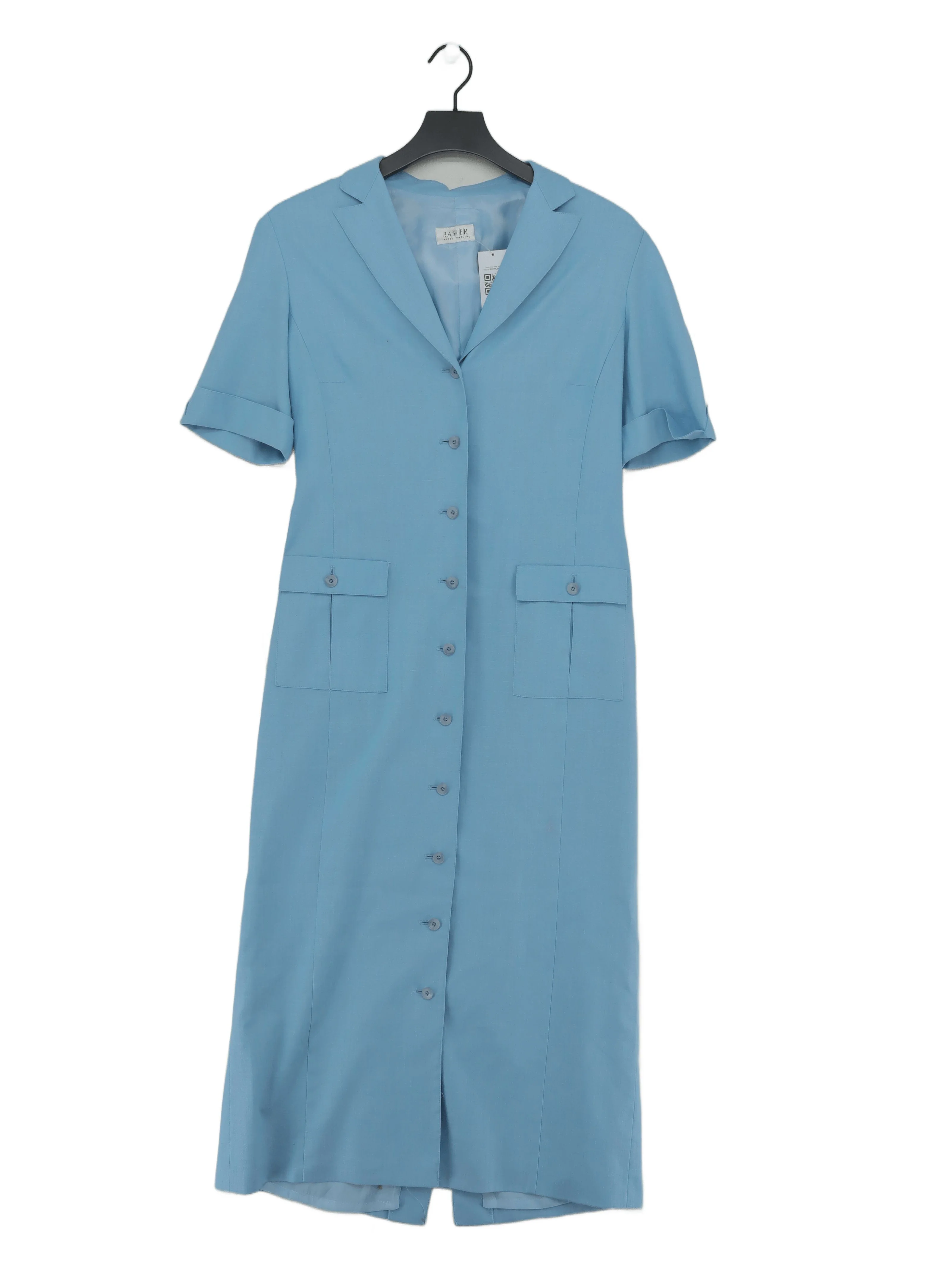 Basler Shirt Midi Dress UK14 in Blue