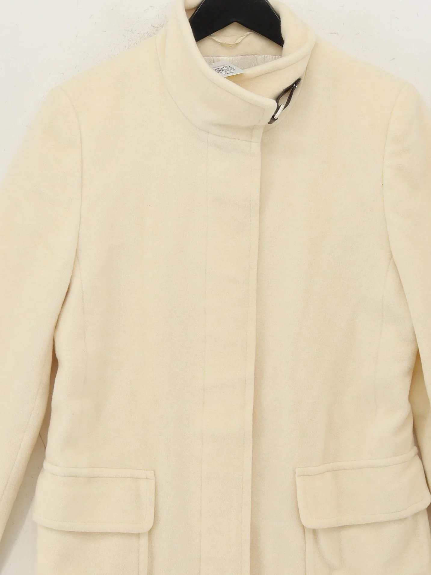 Basler Women's Coat UK 10 Cream Wool - Image 3