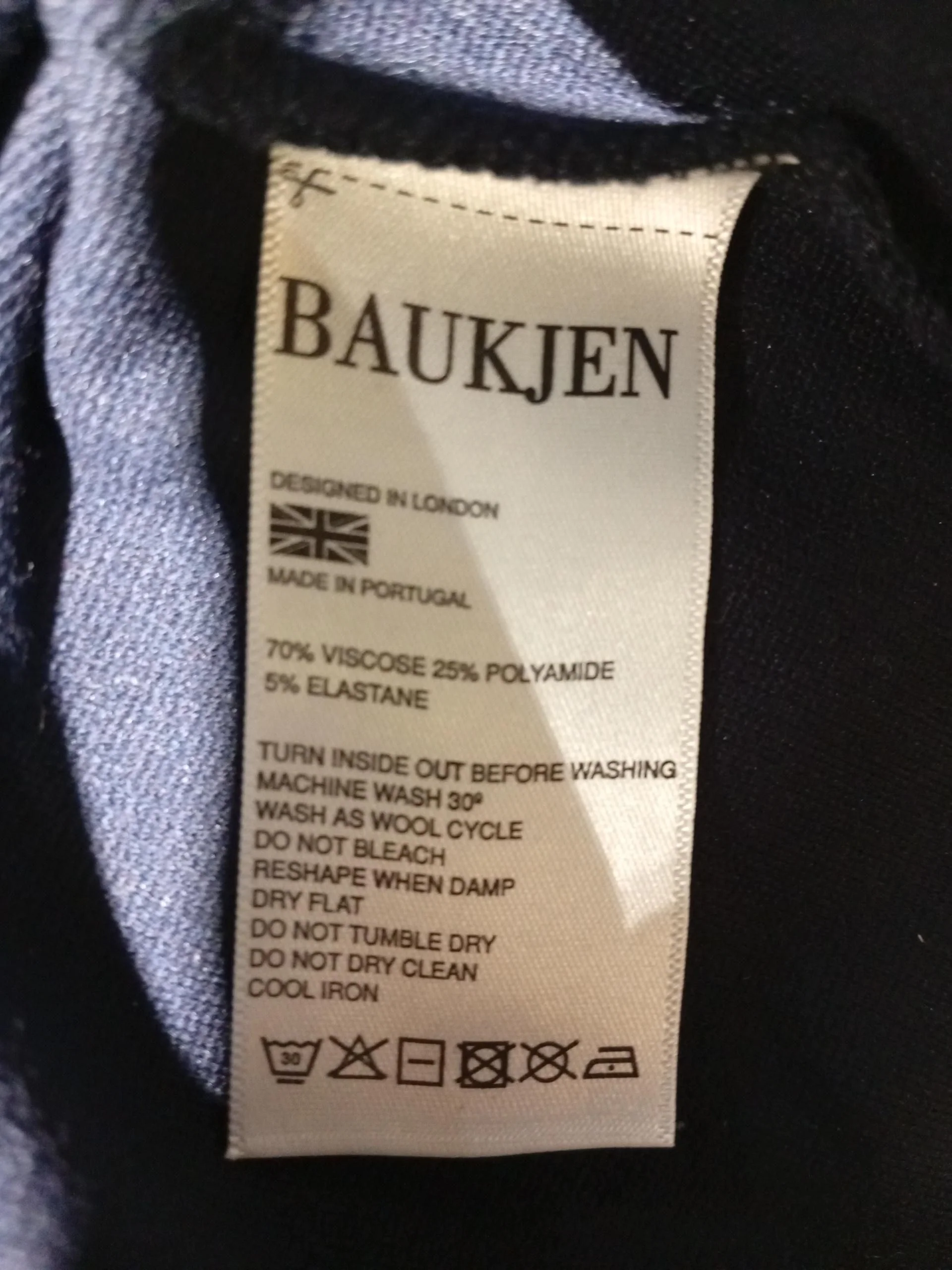Baukjen Bodycon Midi Dress UK16 in Blue - Image 6