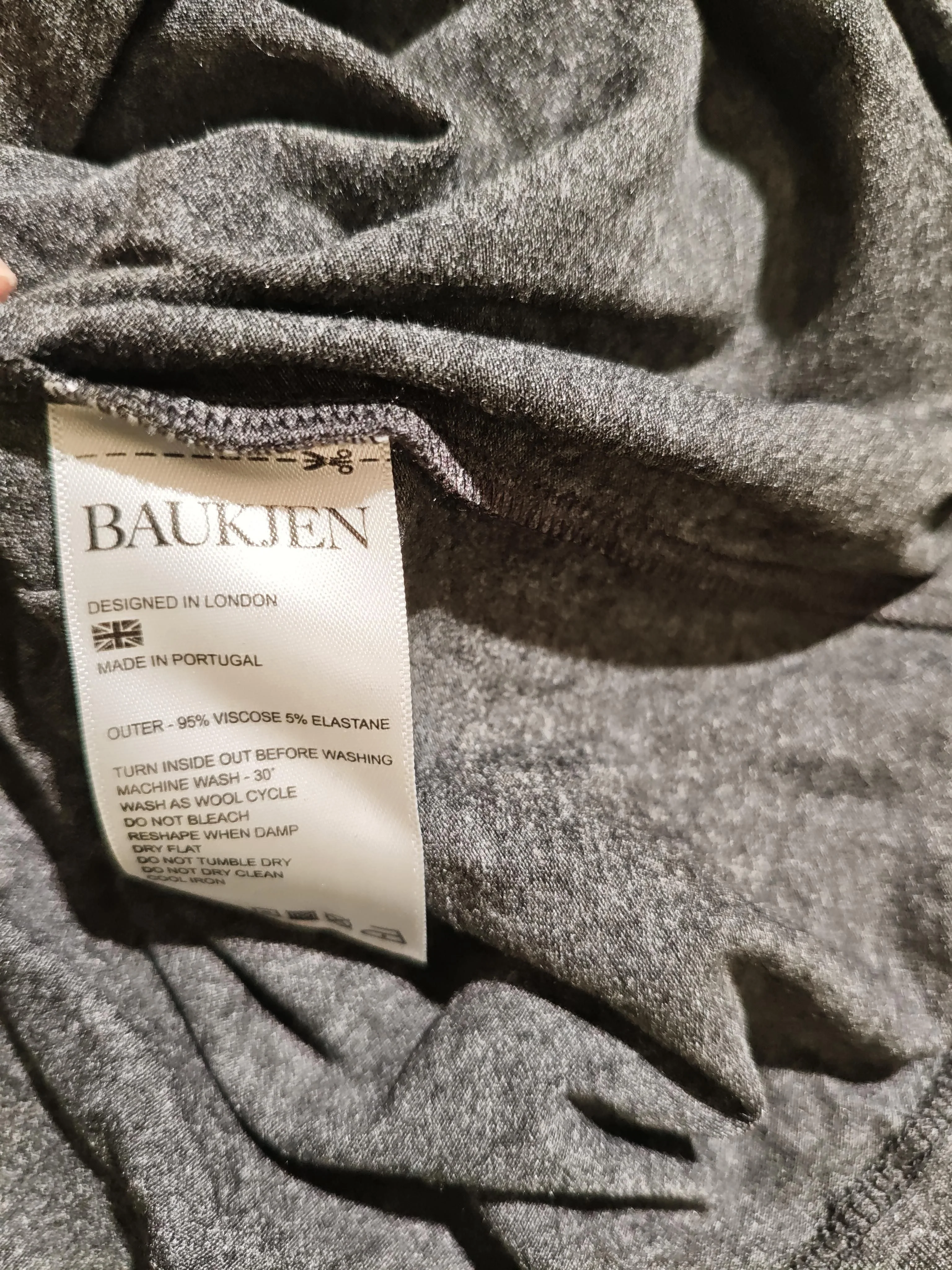 Baukjen Bodycon Mini Dress UK10 in Grey - Image 6