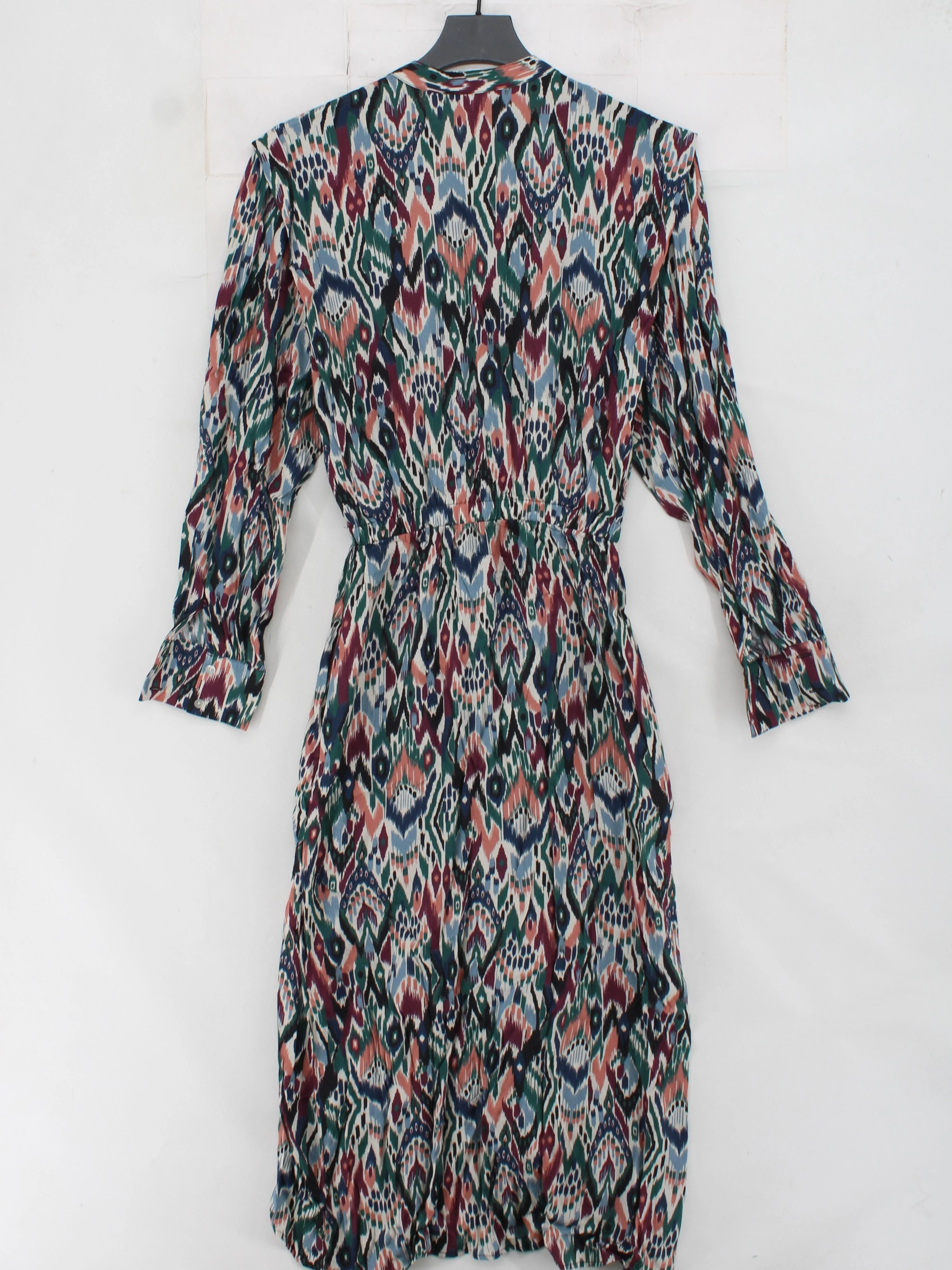 Baukjen Shirt Midi Dress UK10 in Multi - Image 2