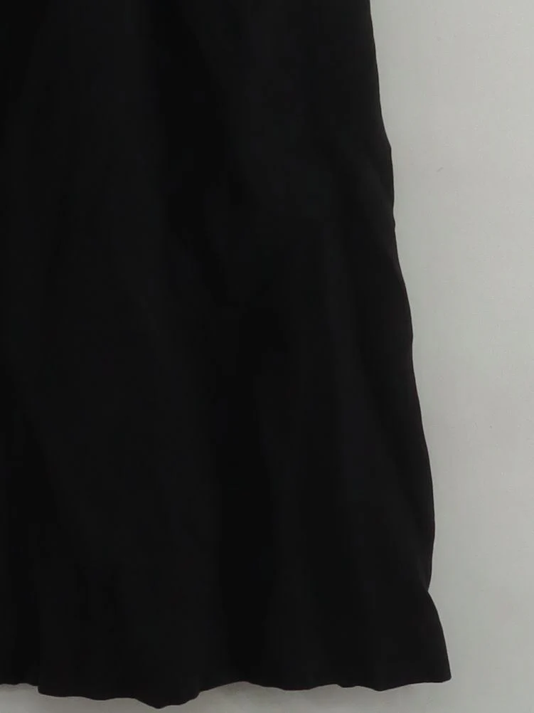 Baukjen Shirt Midi Dress UK12 in Black - Image 4