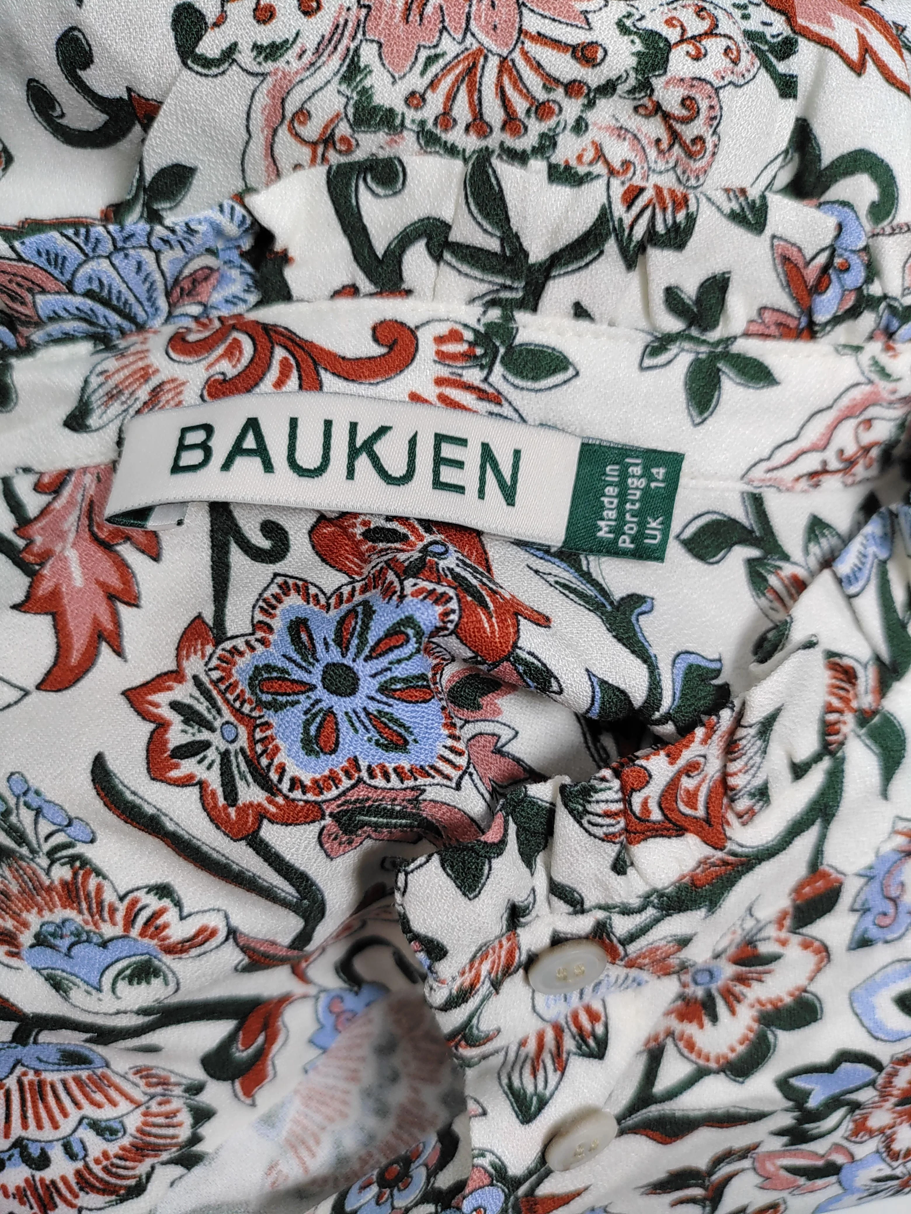 Baukjen Shirt Midi Dress UK14 in White - Image 5