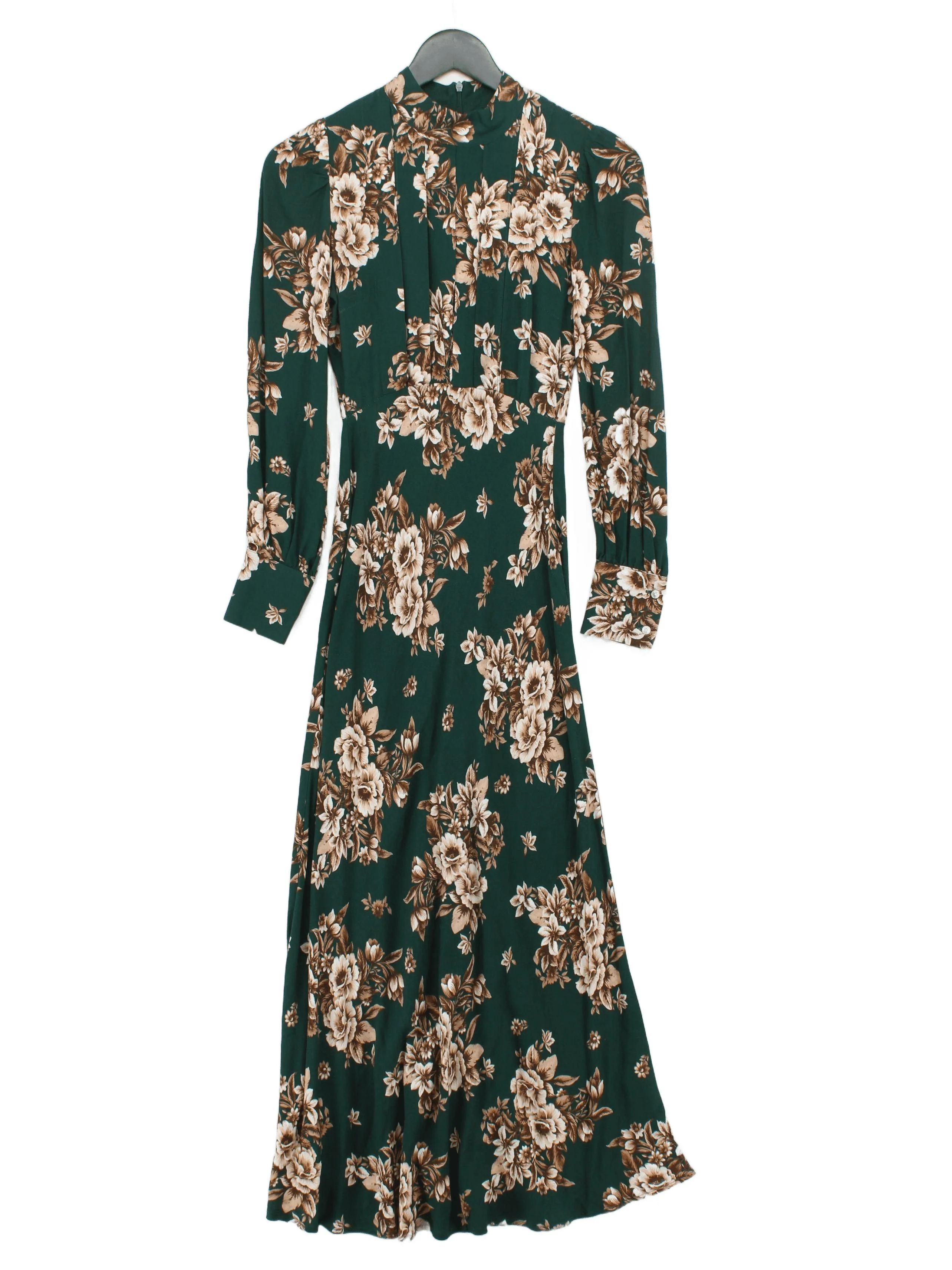 Baukjen Shirt Midi Dress UK6 in Green